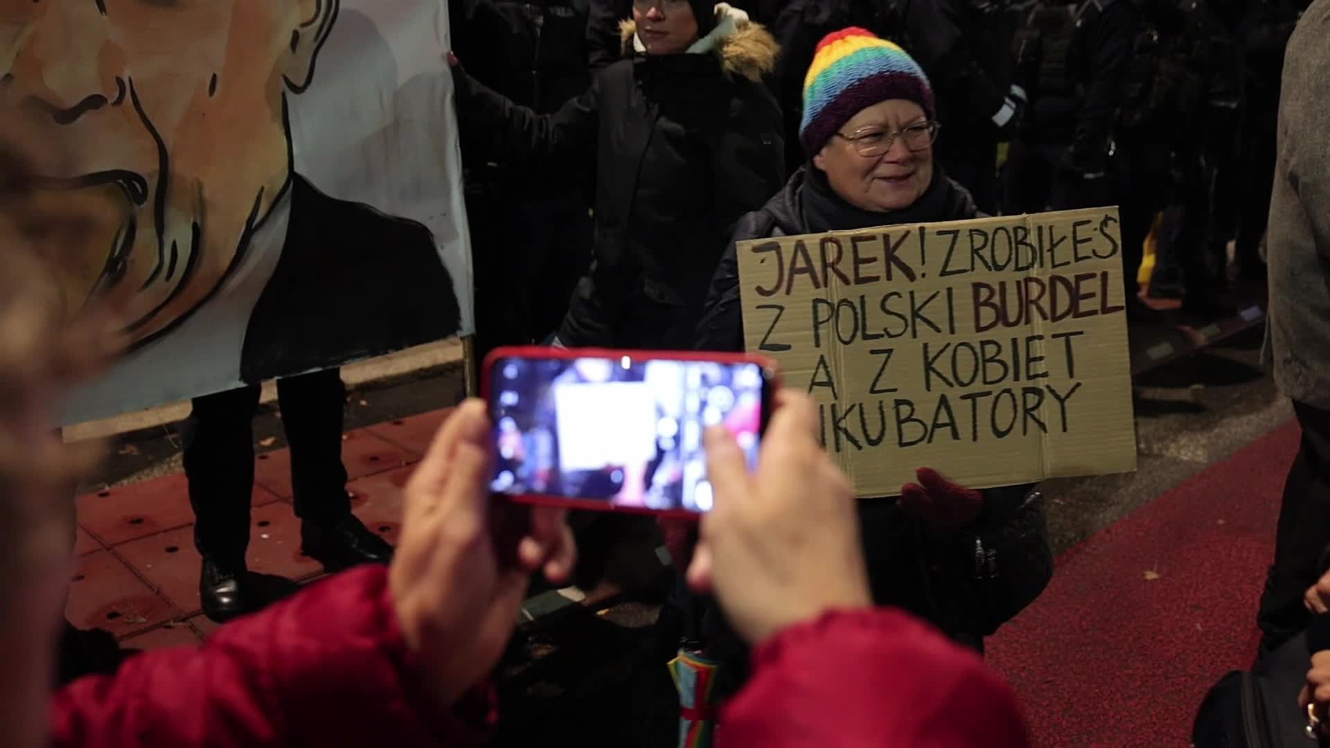 Pro Abortion Rally in Warsaw