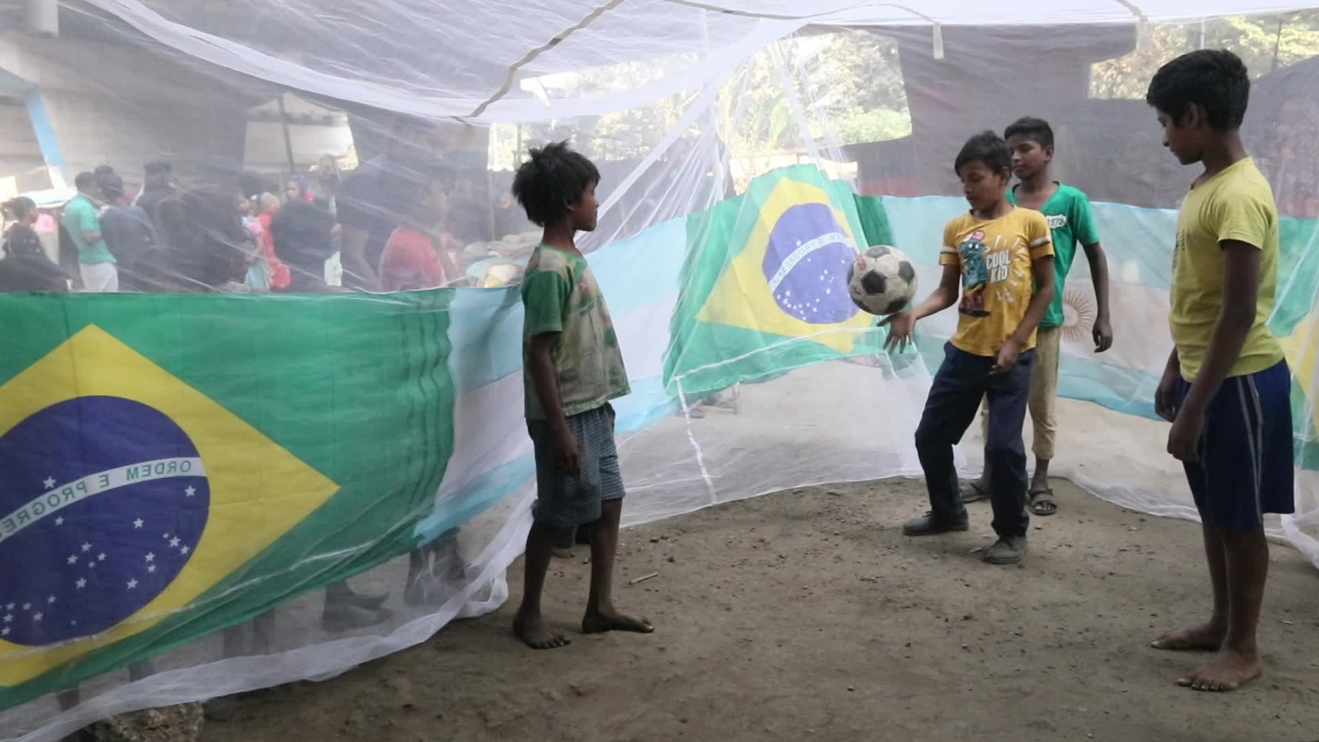 Celebration for the World Cup In India