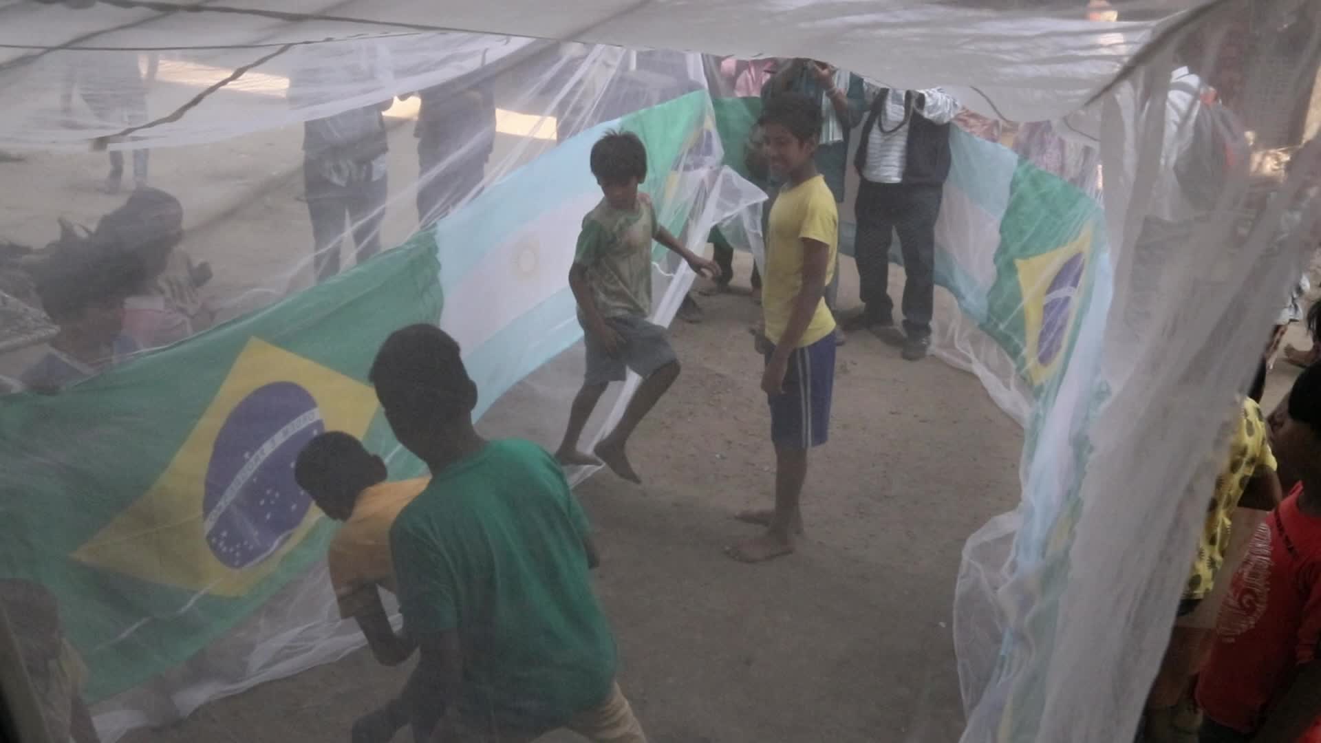 Celebration for the World Cup In India