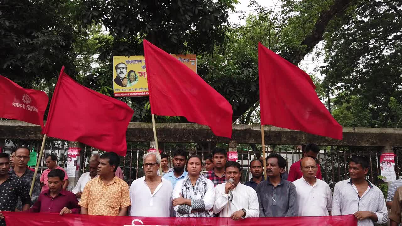 Bangladesh garments workers protest In Dhaka