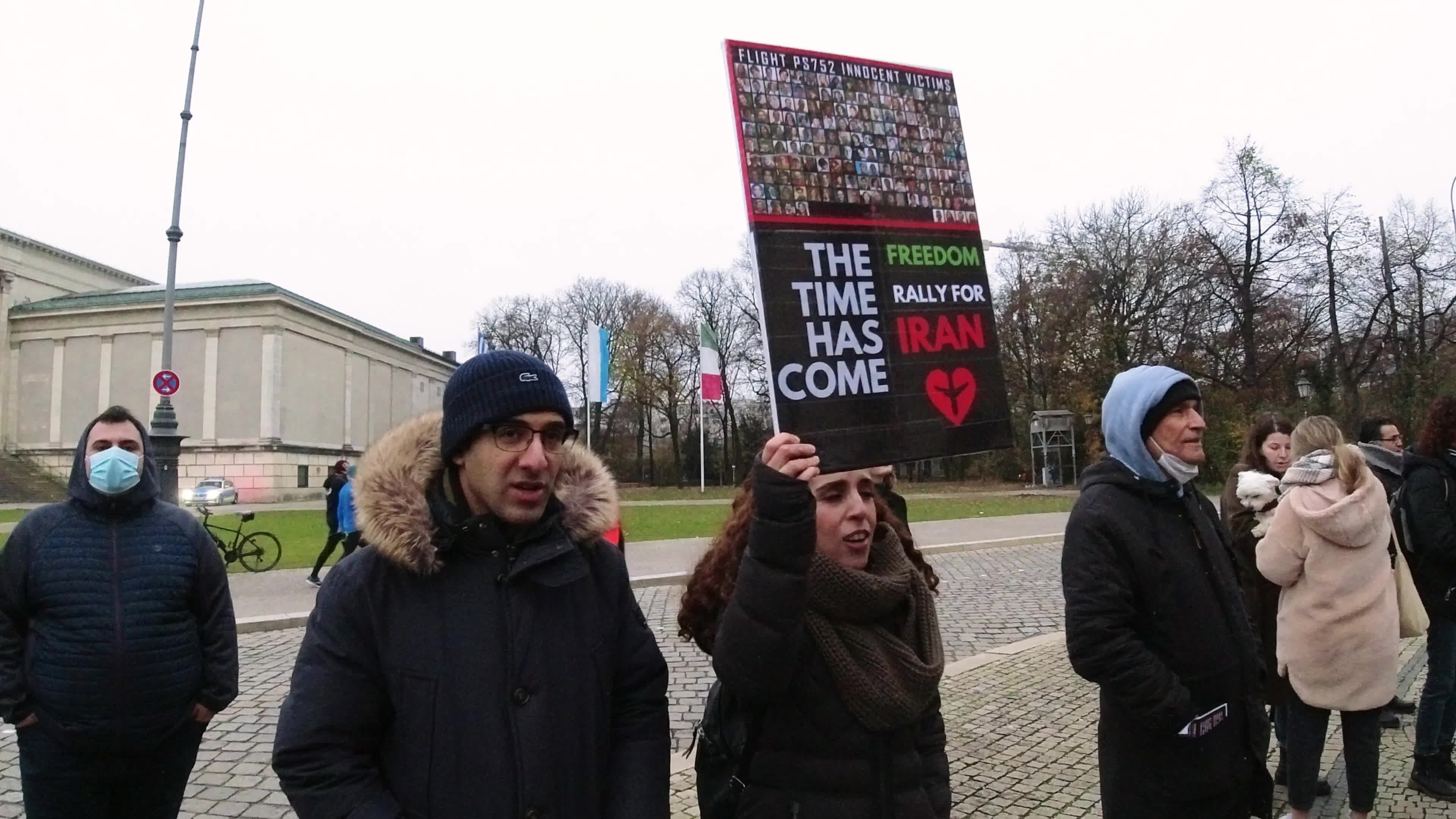 Munich: Rally against the Iranian Mullah-Regime