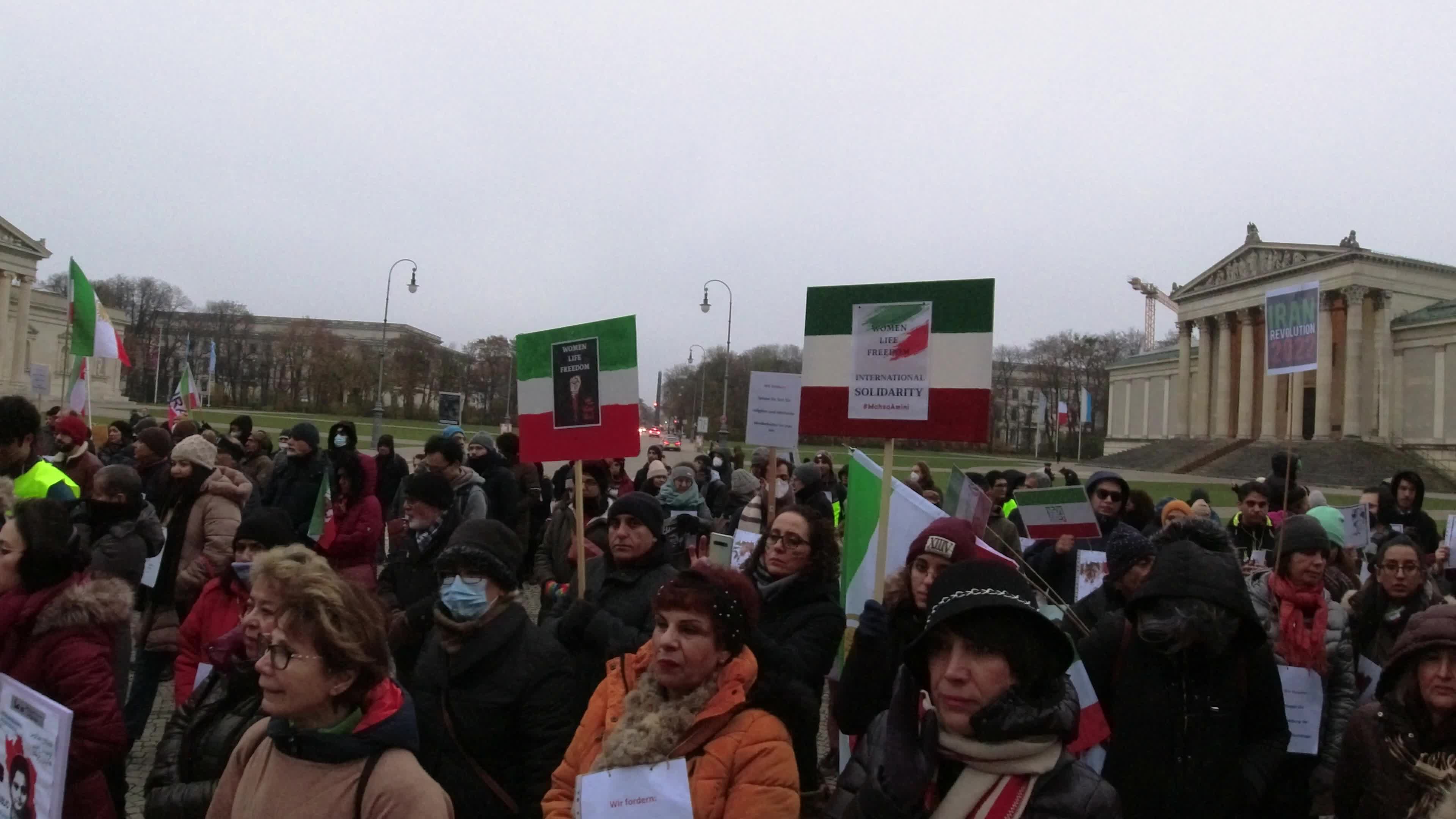 Munich: Rally against the Iranian Mullah-Regime