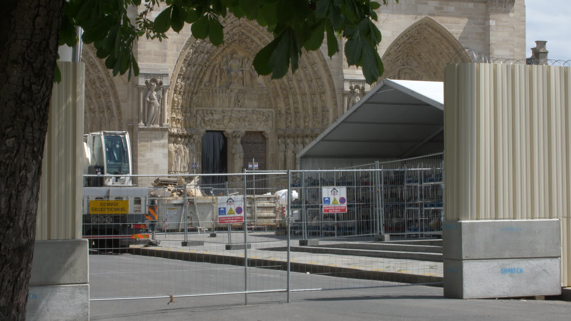 Notre Dame de Paris Two Months After The Fire