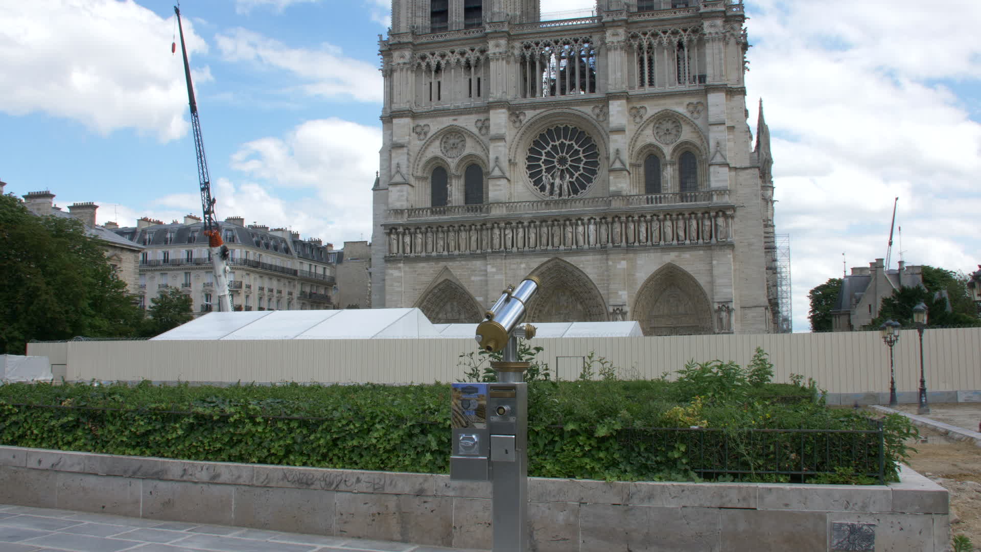 Notre Dame de Paris Two Months After The Fire
