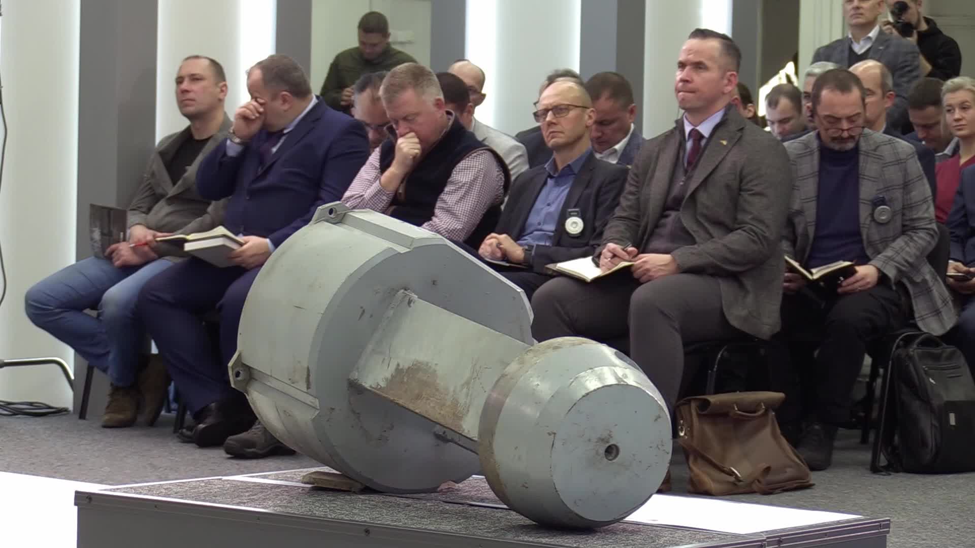 A media briefing of the Security and Defense Forces of Ukraine in Kyiv, amid Russia's invasion of Ukraine