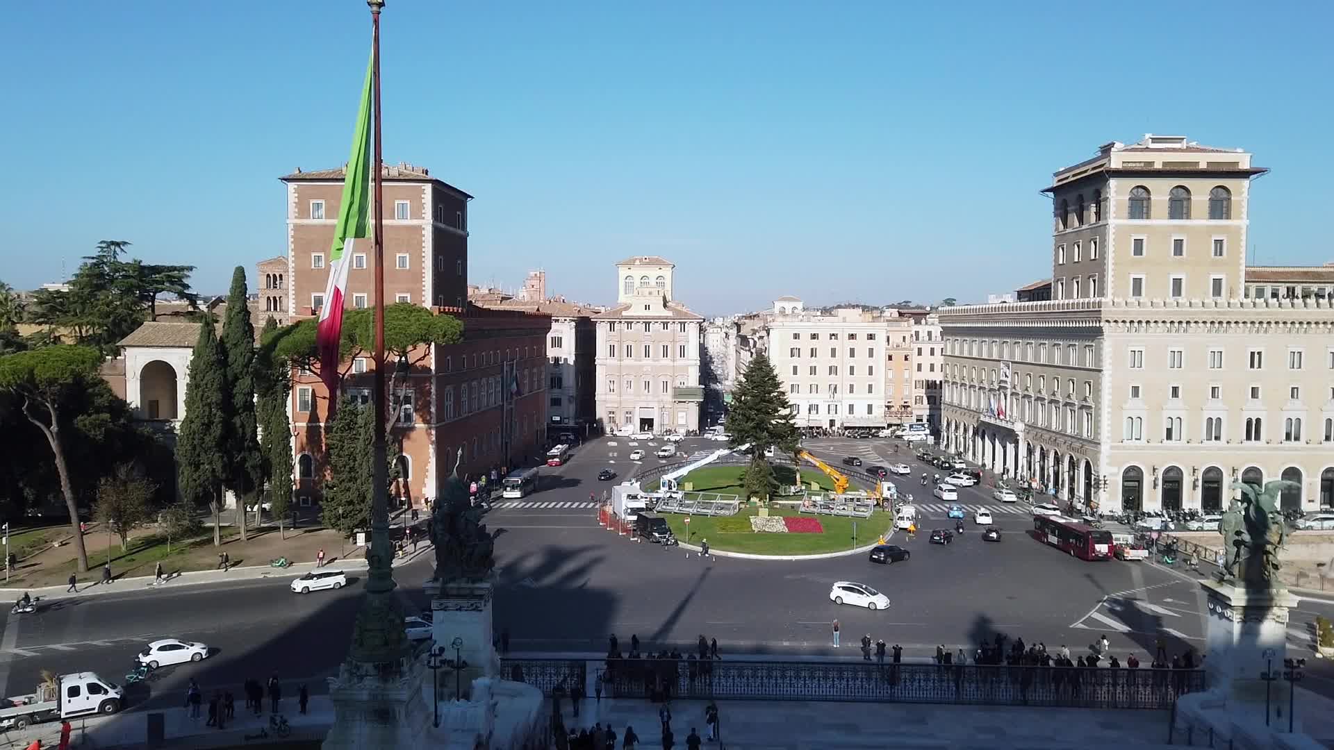 Christmas tree in Rome