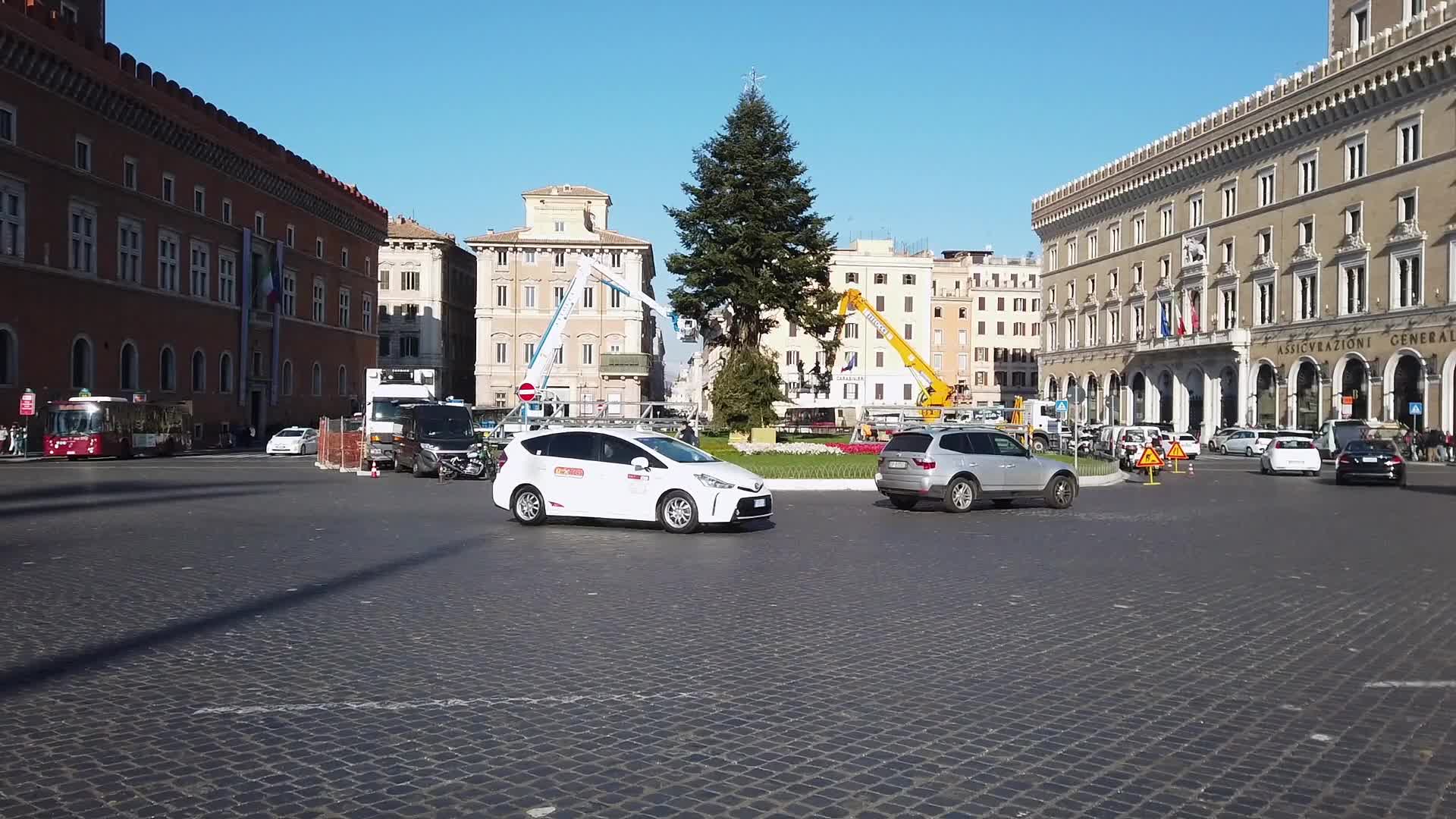 Christmas tree in Rome