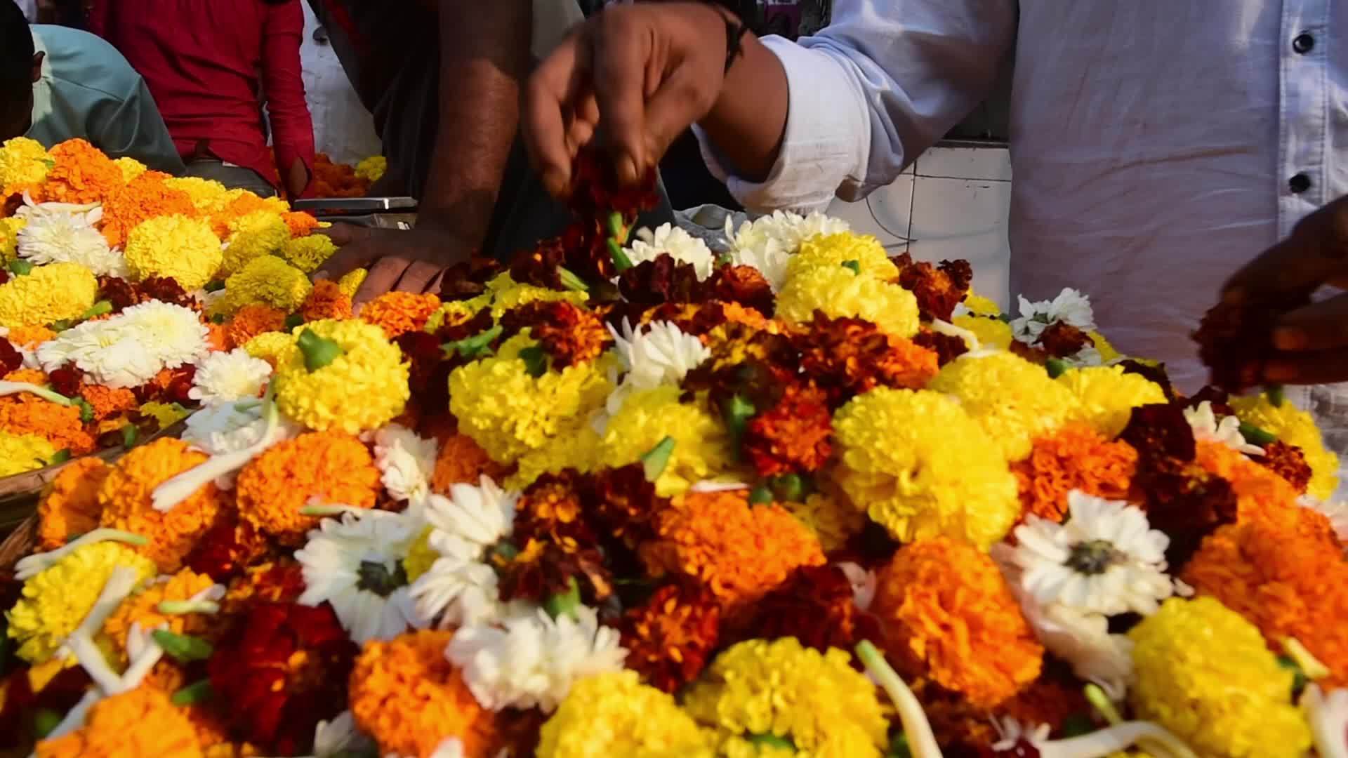 Flower Market In Mumbai 