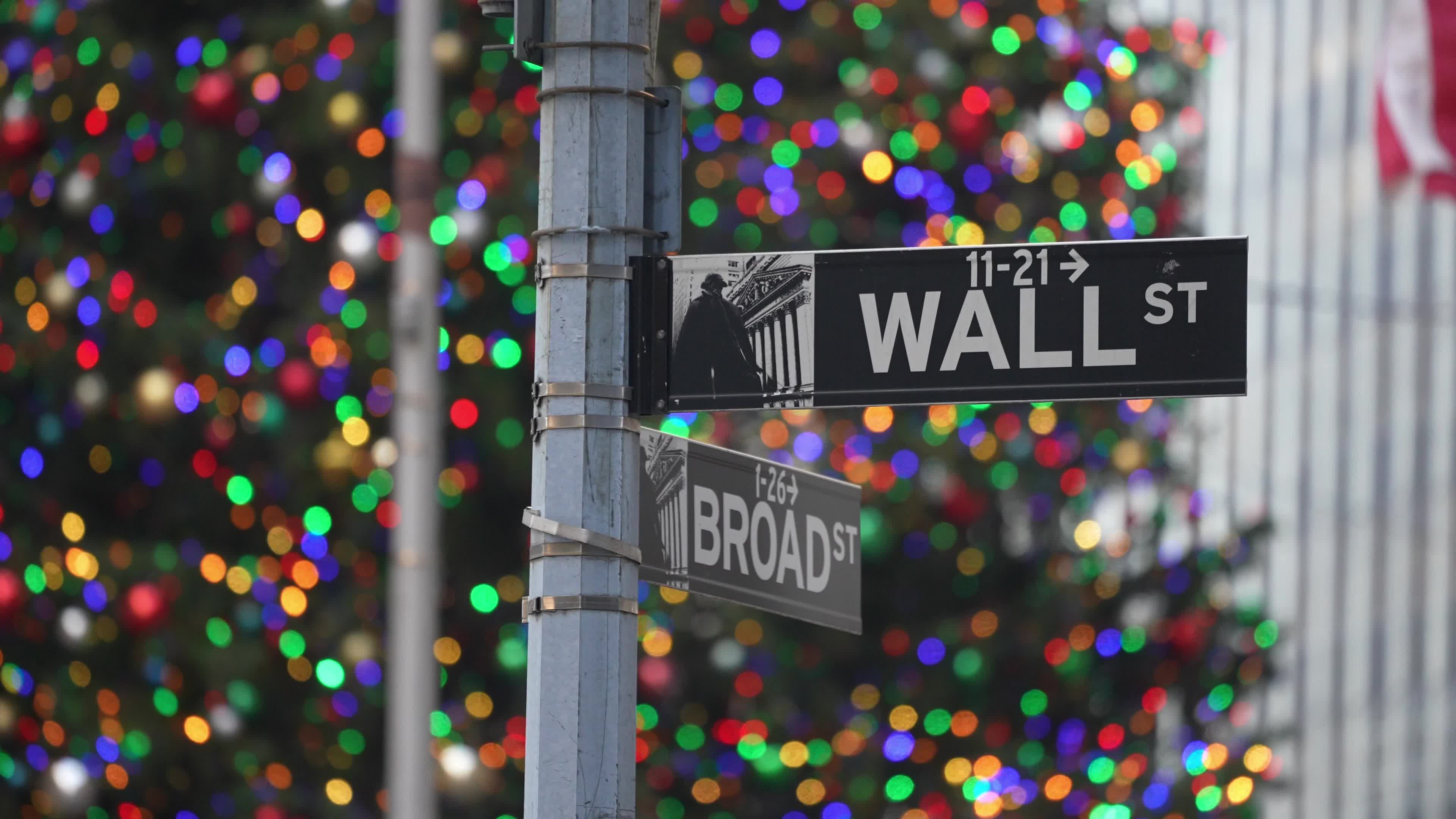 Holiday Atmosphere At The New York Stock Exchange