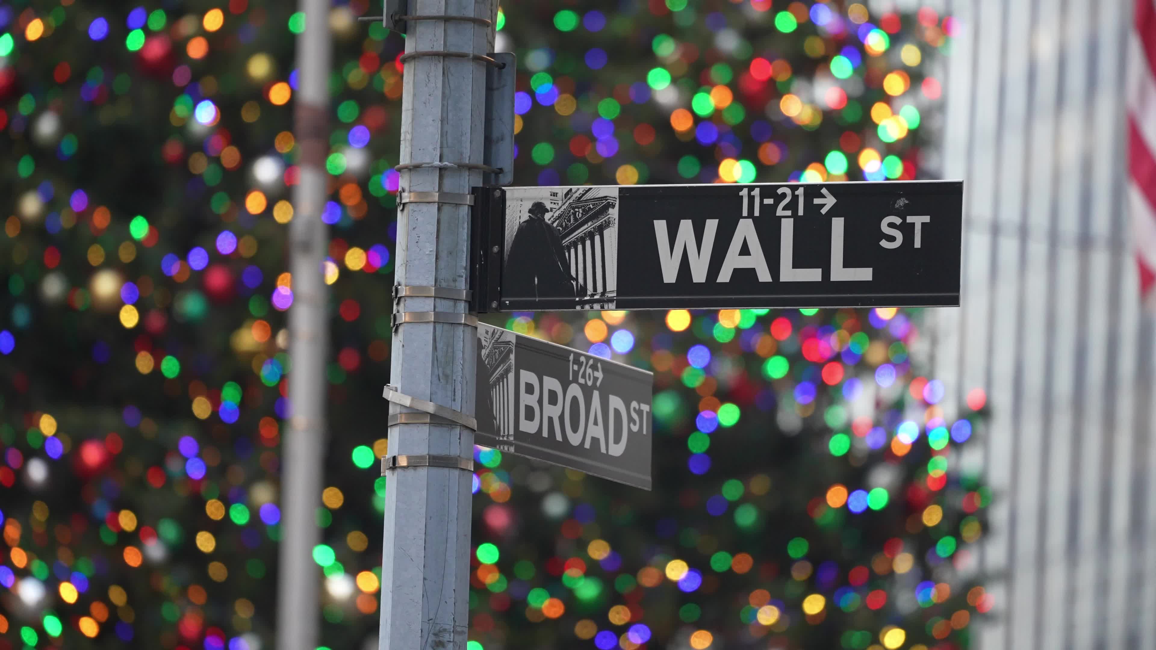 Holiday Atmosphere At The New York Stock Exchange