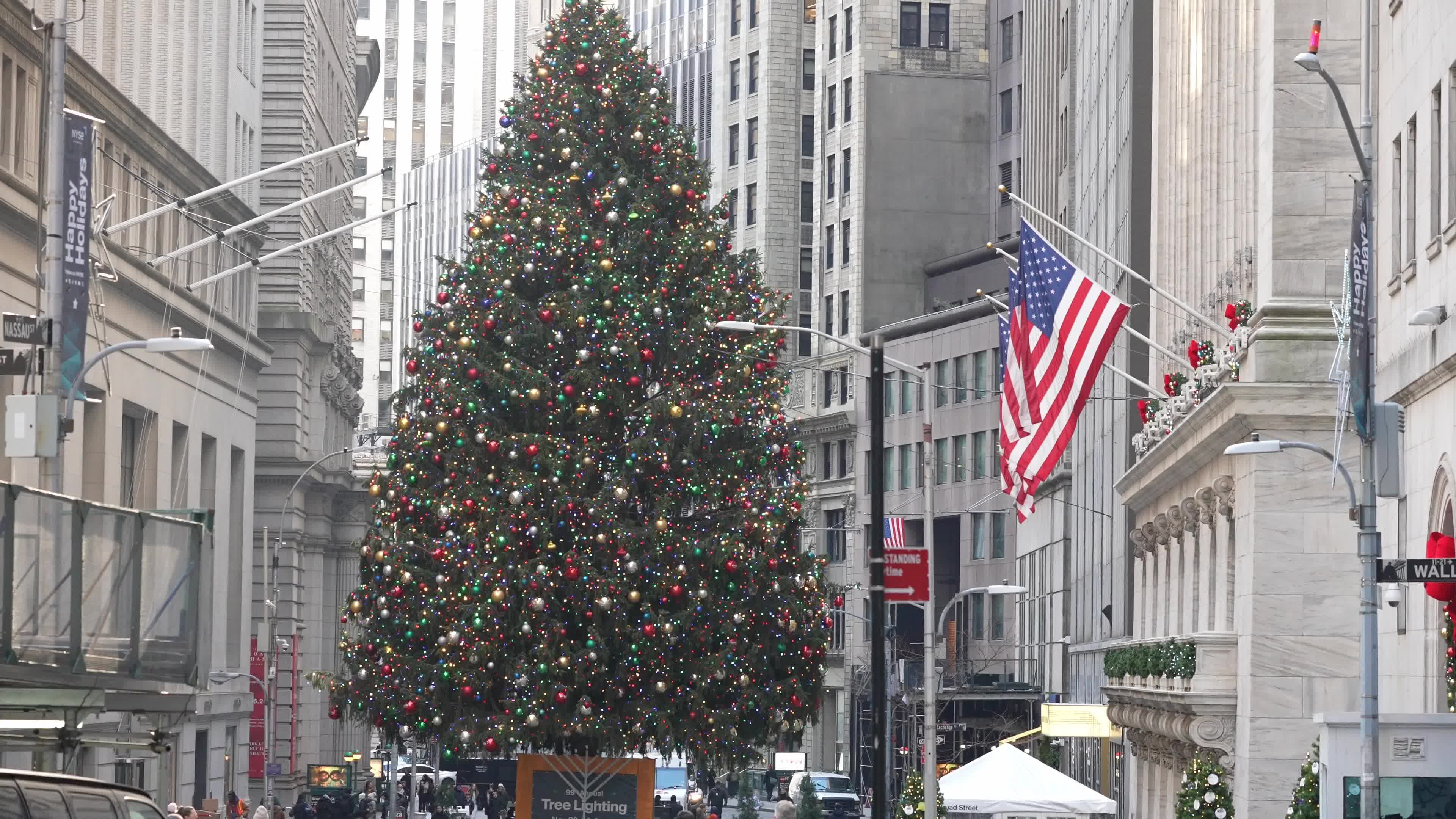 Holiday Atmosphere At The New York Stock Exchange