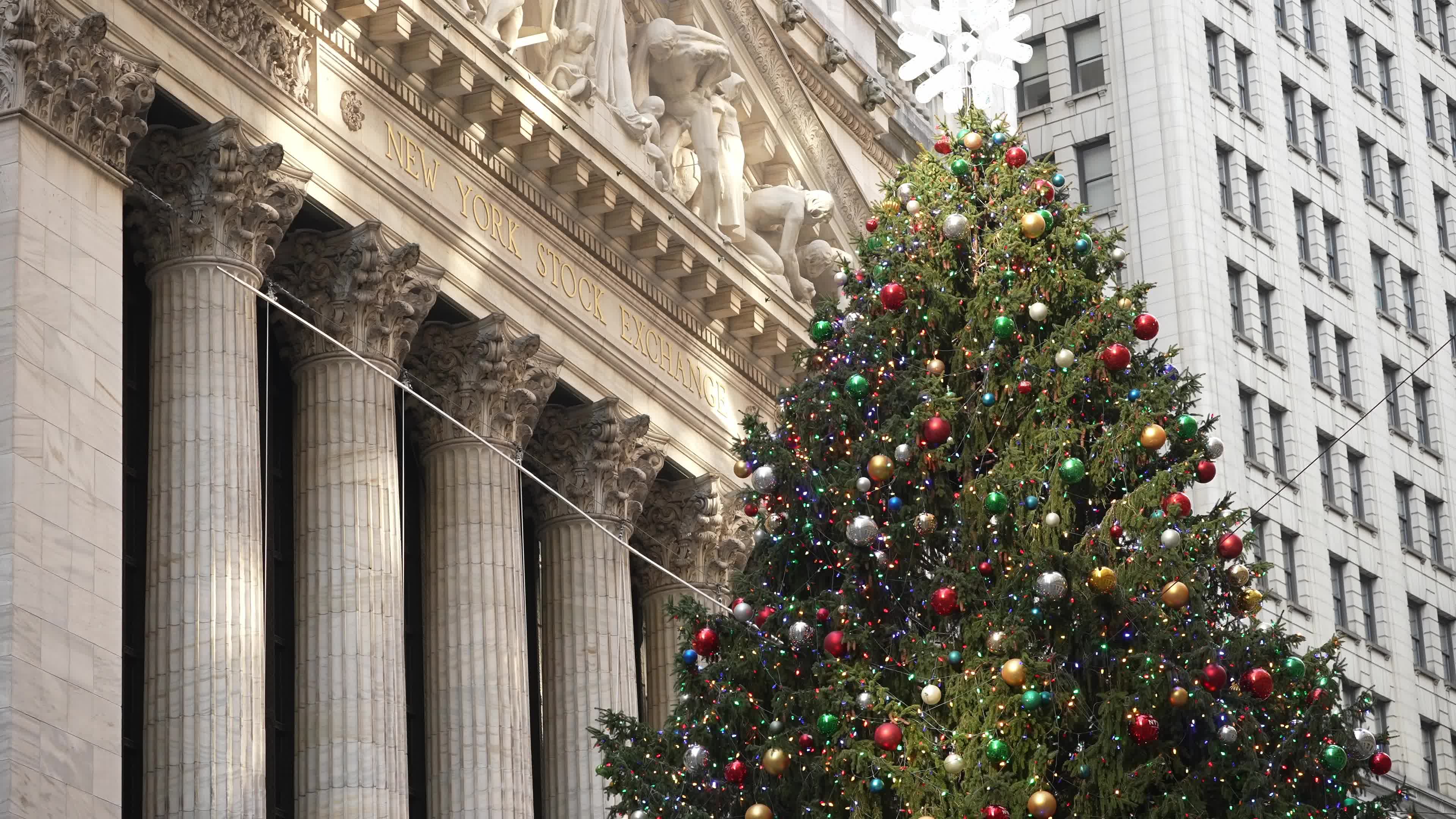 Holiday Atmosphere At The New York Stock Exchange