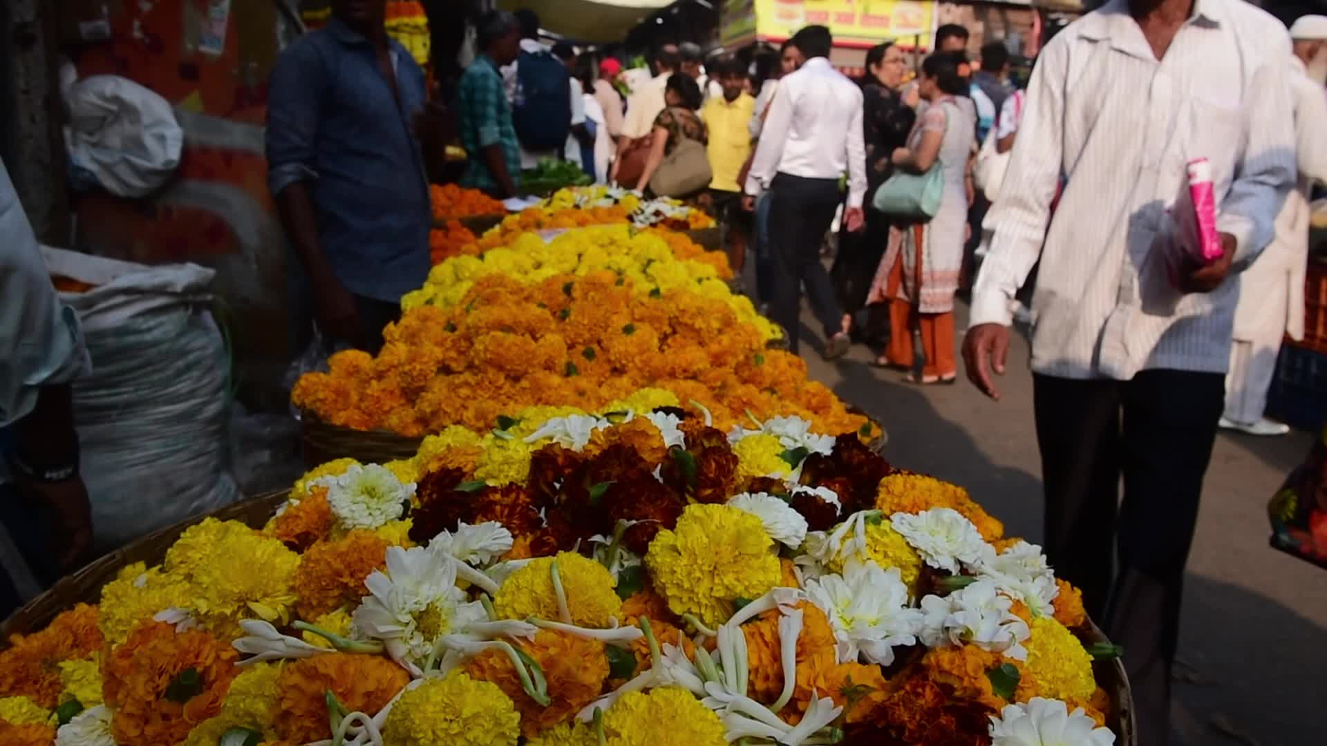 Flower Market In Mumbai 
