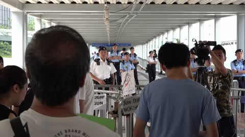 People remain protesting police brutality in Hong Kong