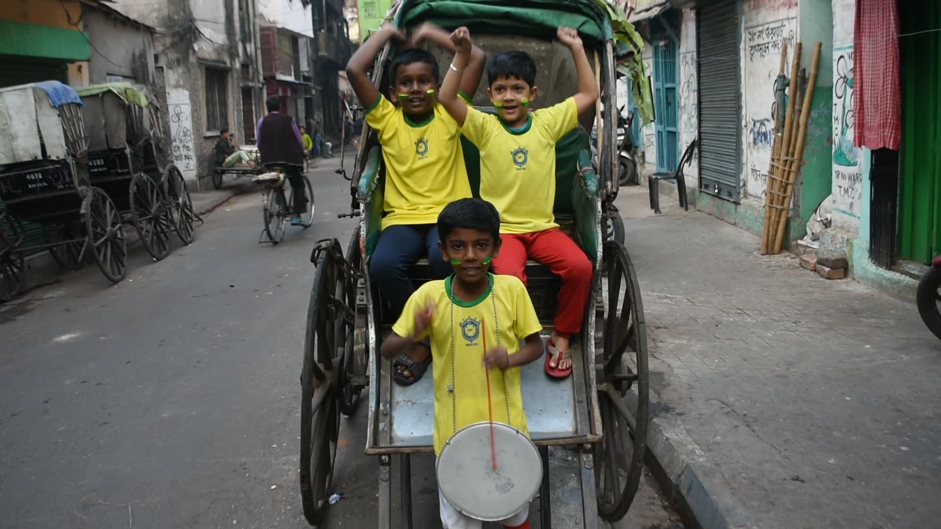 FIFA World Cup celebration in Kolkata.