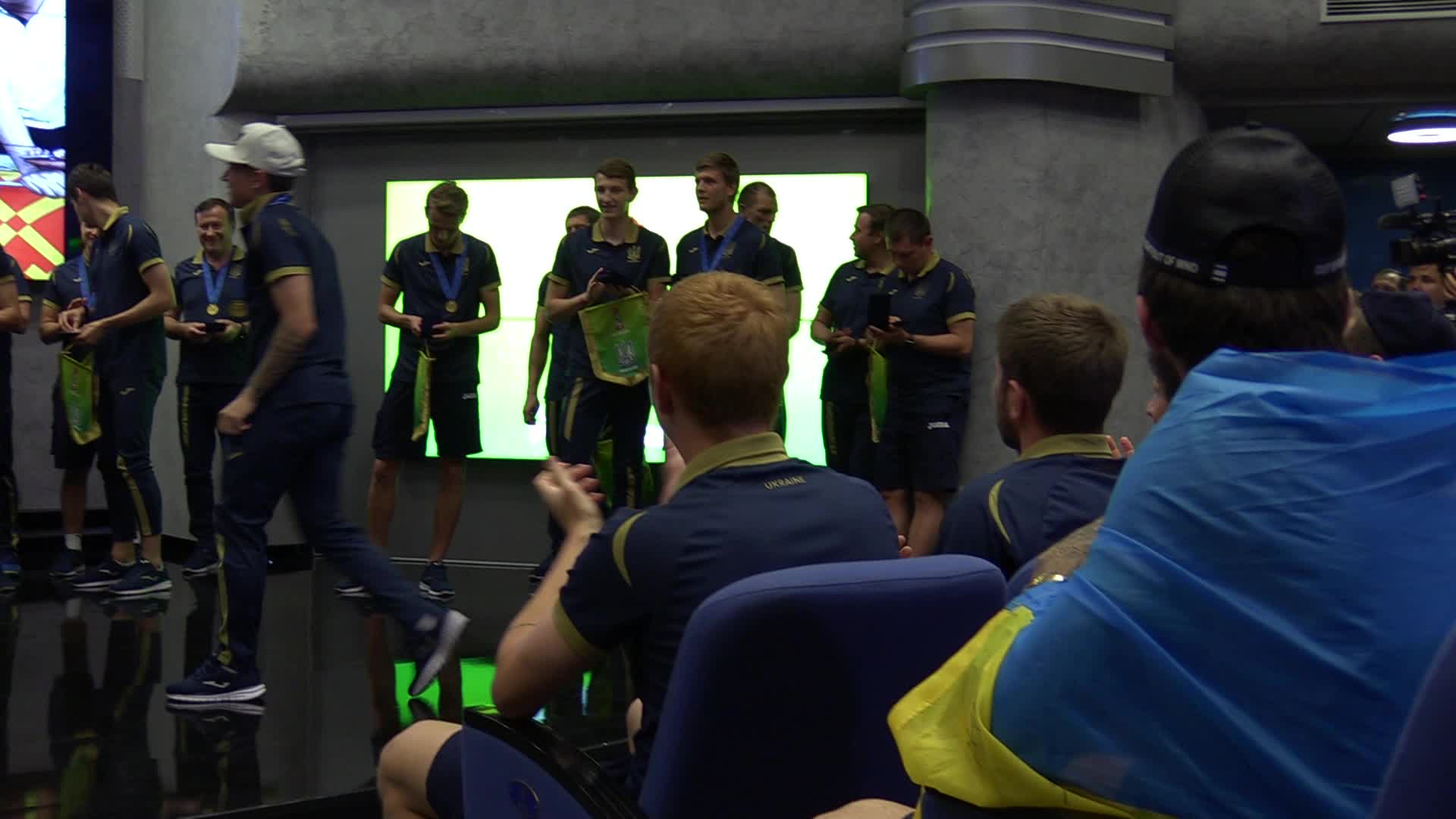 Ukrainian national soccer team returns to Ukraine after winning FIFA U20 World Cup 2019