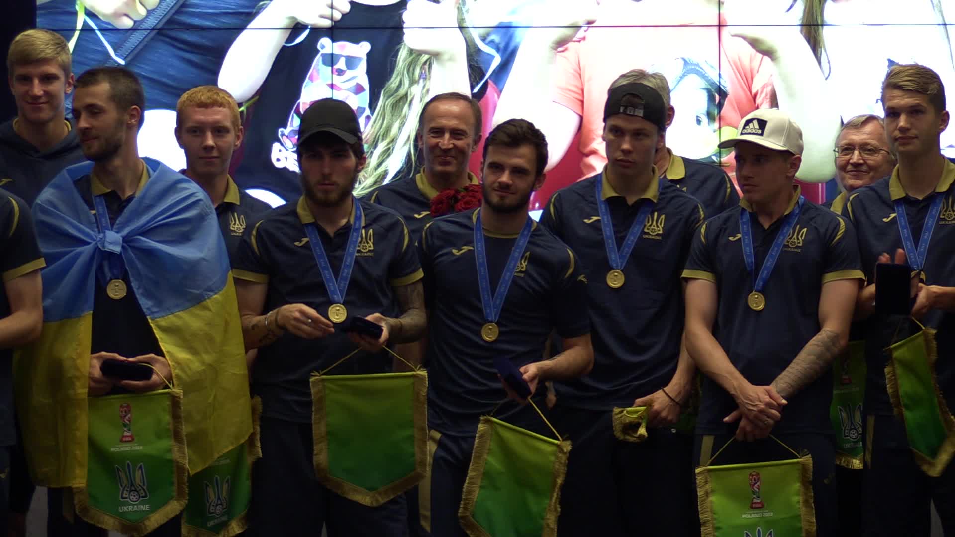 Ukrainian national soccer team returns to Ukraine after winning FIFA U20 World Cup 2019