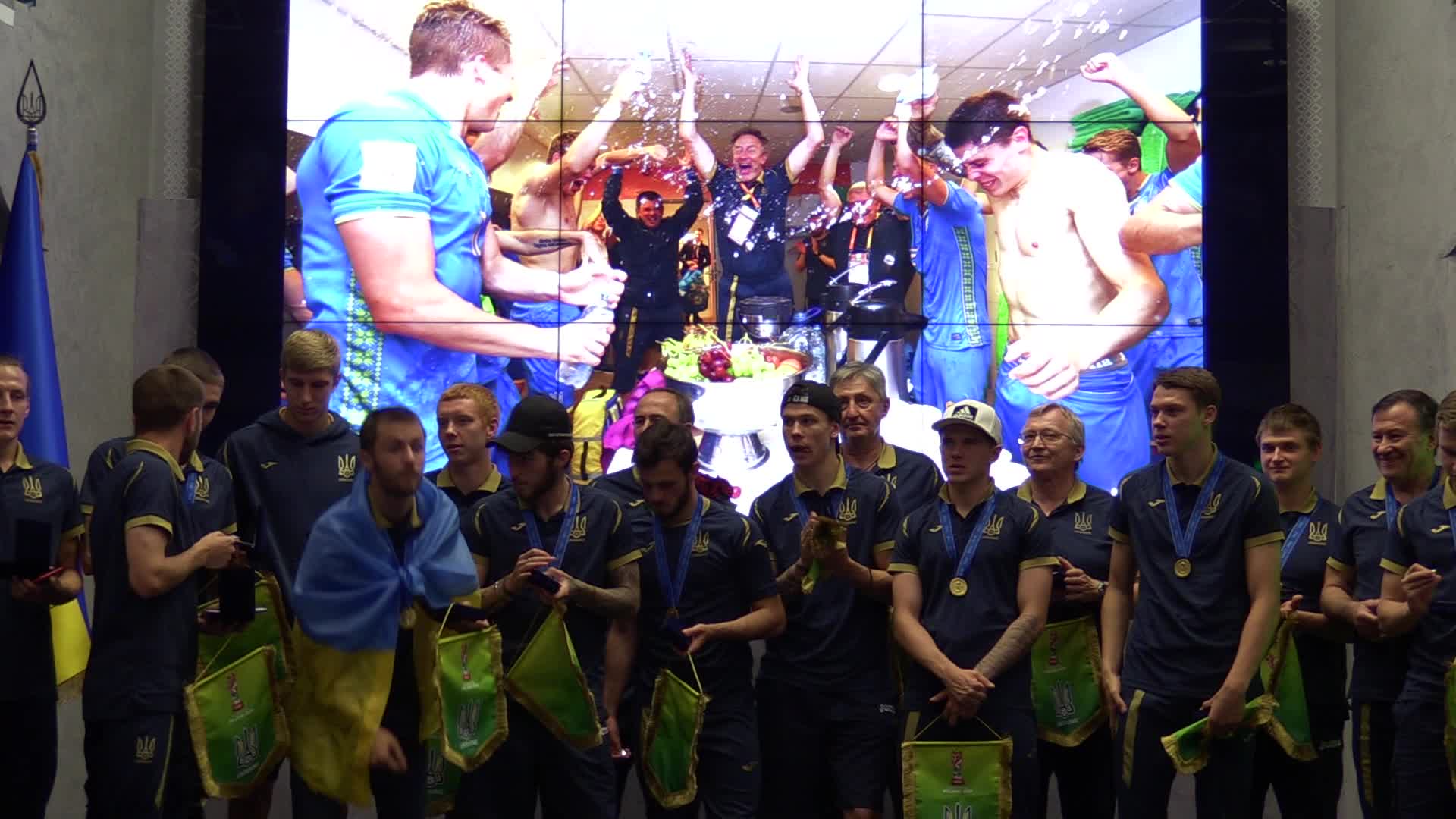 Ukrainian national soccer team returns to Ukraine after winning FIFA U20 World Cup 2019