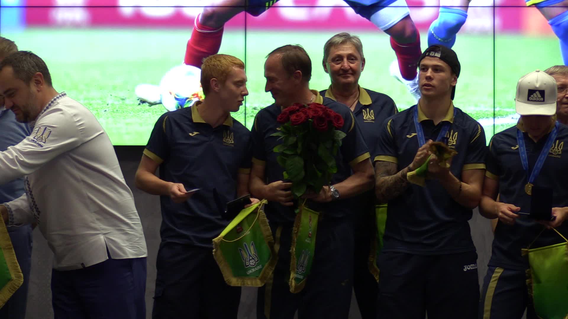 Ukrainian U20 national soccer team returns to Ukraine after winning FIFA U20 World Cup 2019