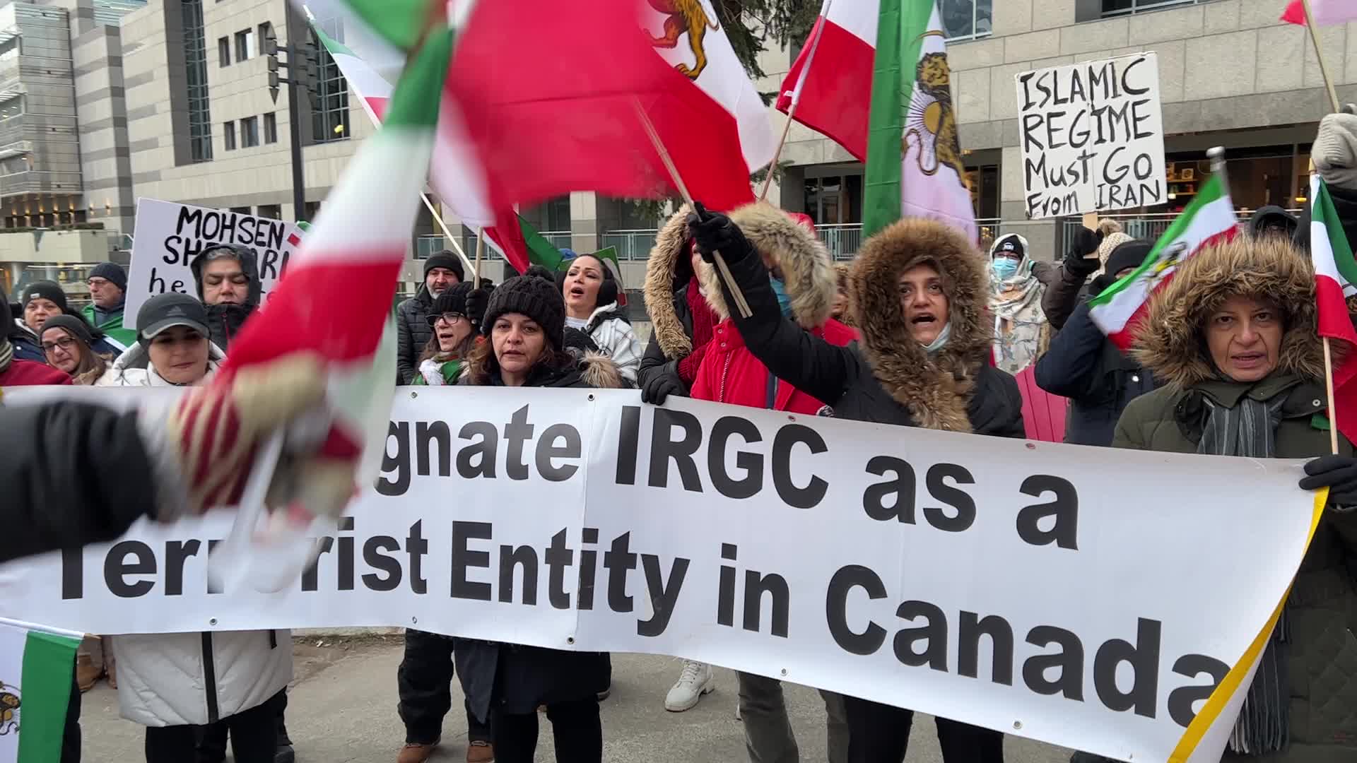 Freedom For Iran Rally In Toronto On International Human Rights Day