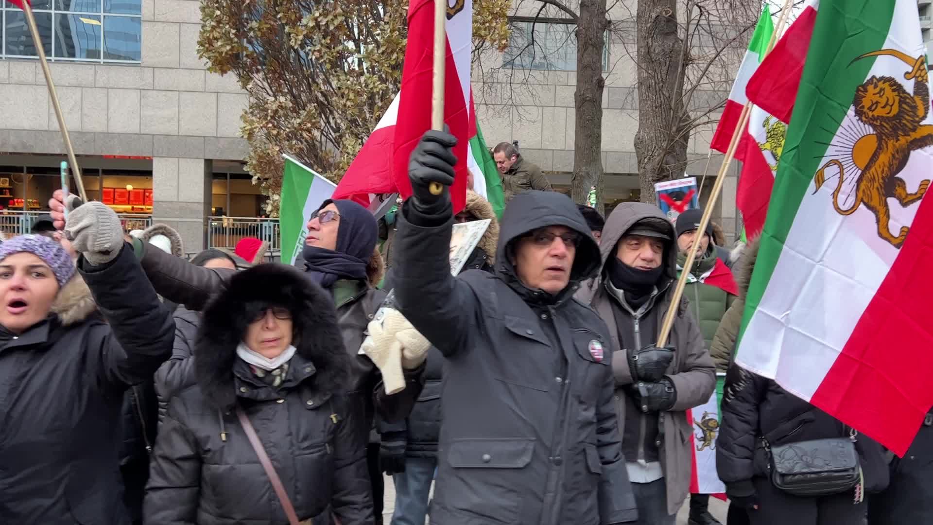 Freedom For Iran Rally In Toronto On International Human Rights Day