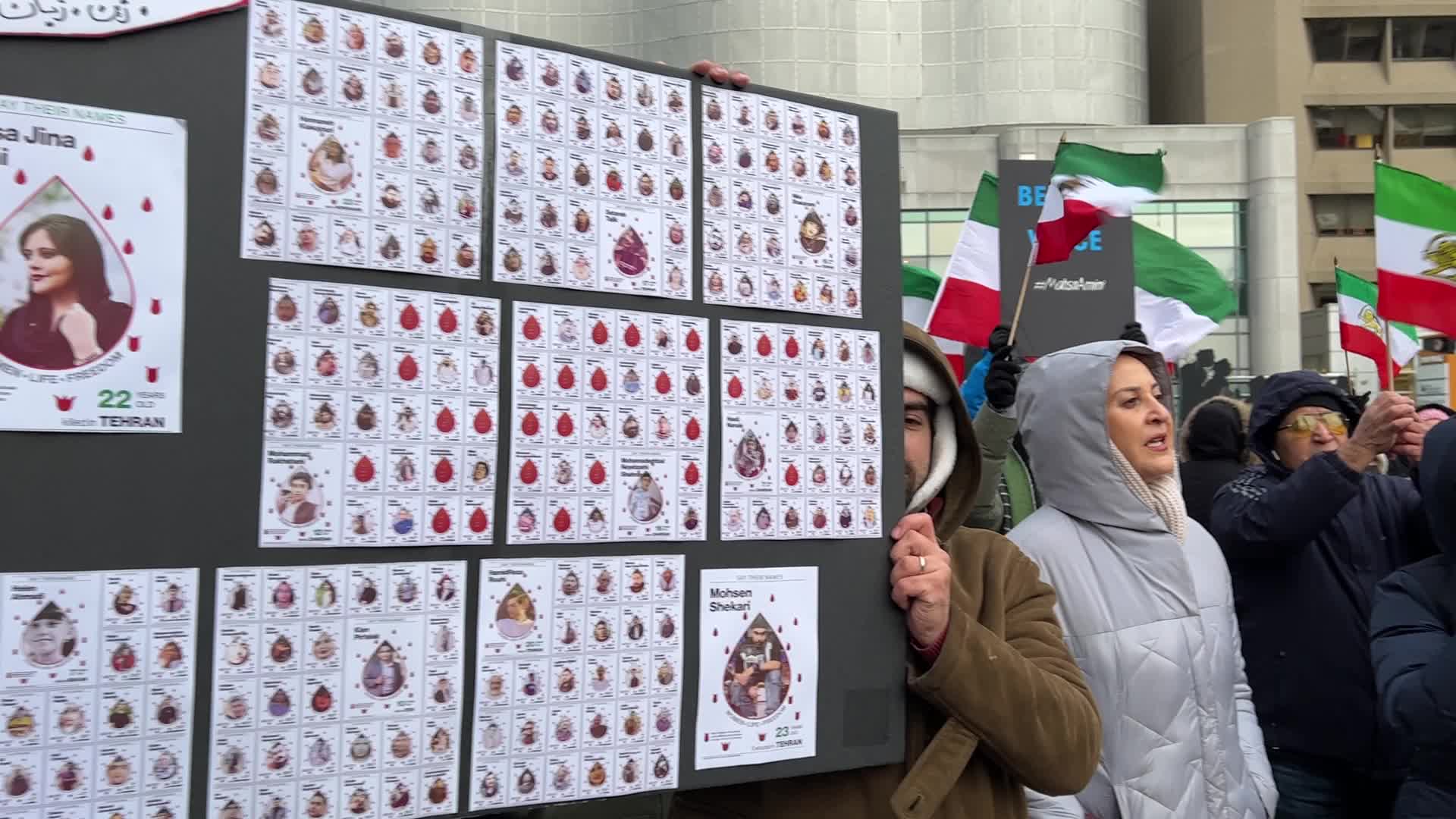 Freedom For Iran Rally In Toronto On International Human Rights Day
