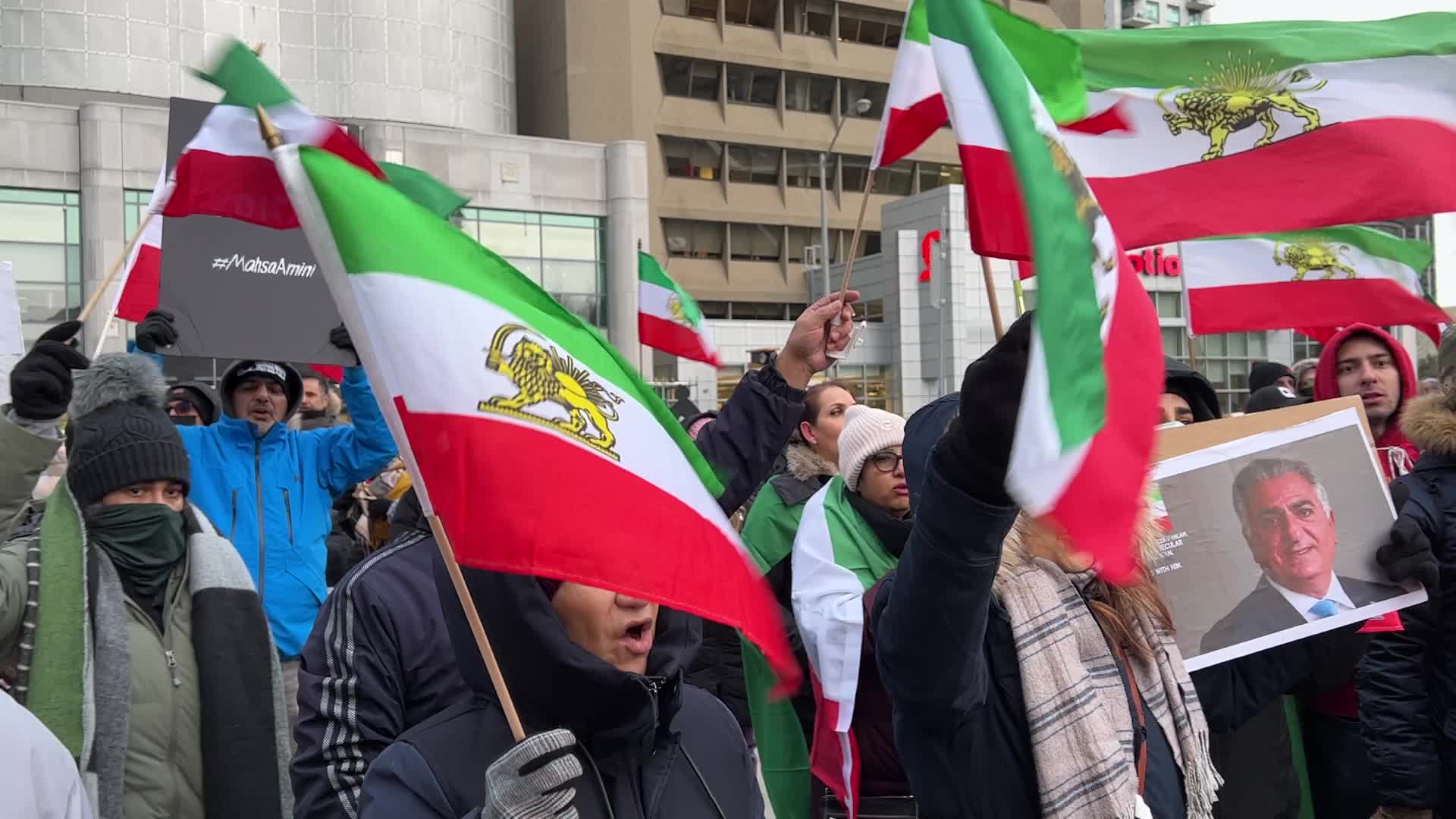 Freedom For Iran Rally In Toronto On International Human Rights Day