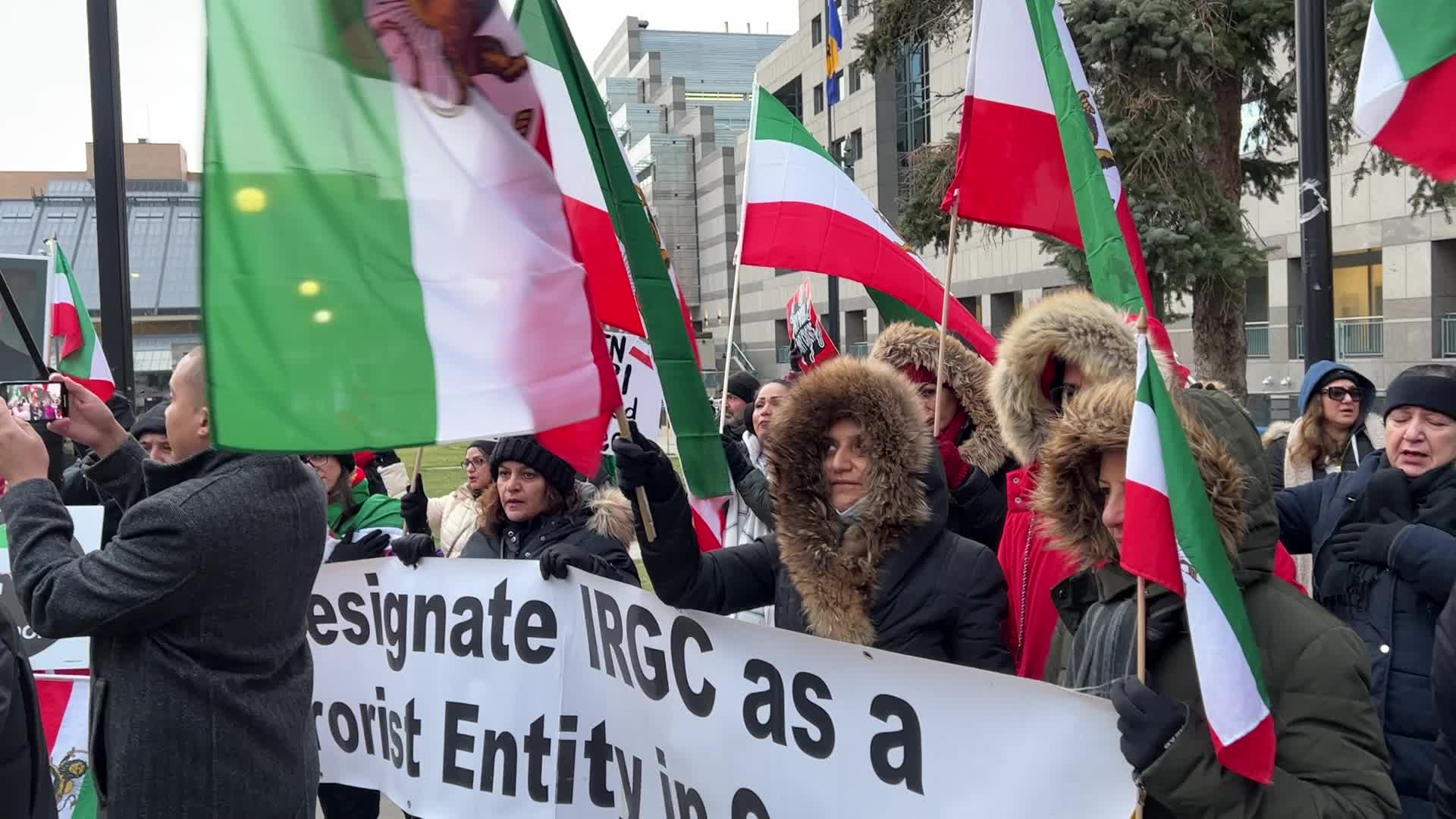 Freedom For Iran Rally In Toronto On International Human Rights Day