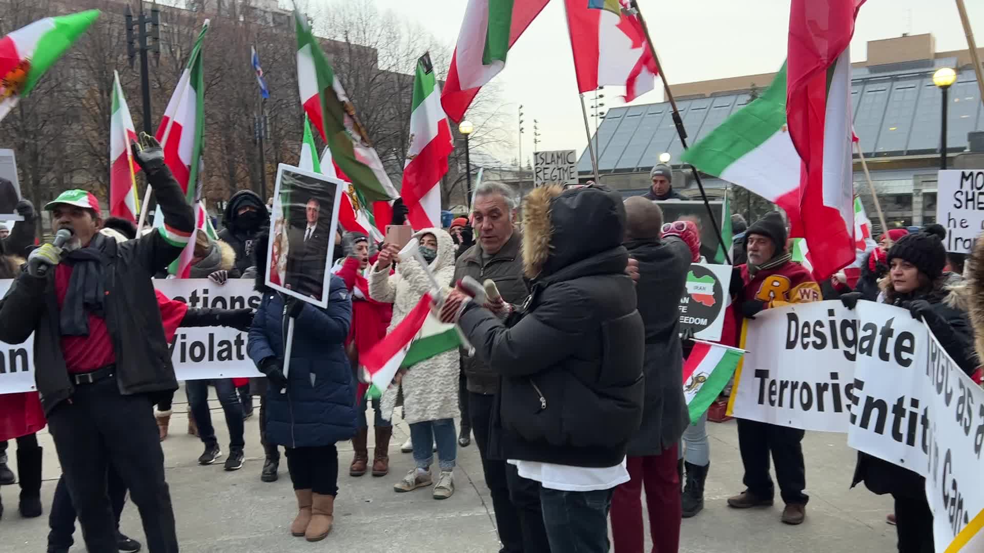 Freedom For Iran Rally In Toronto On International Human Rights Day
