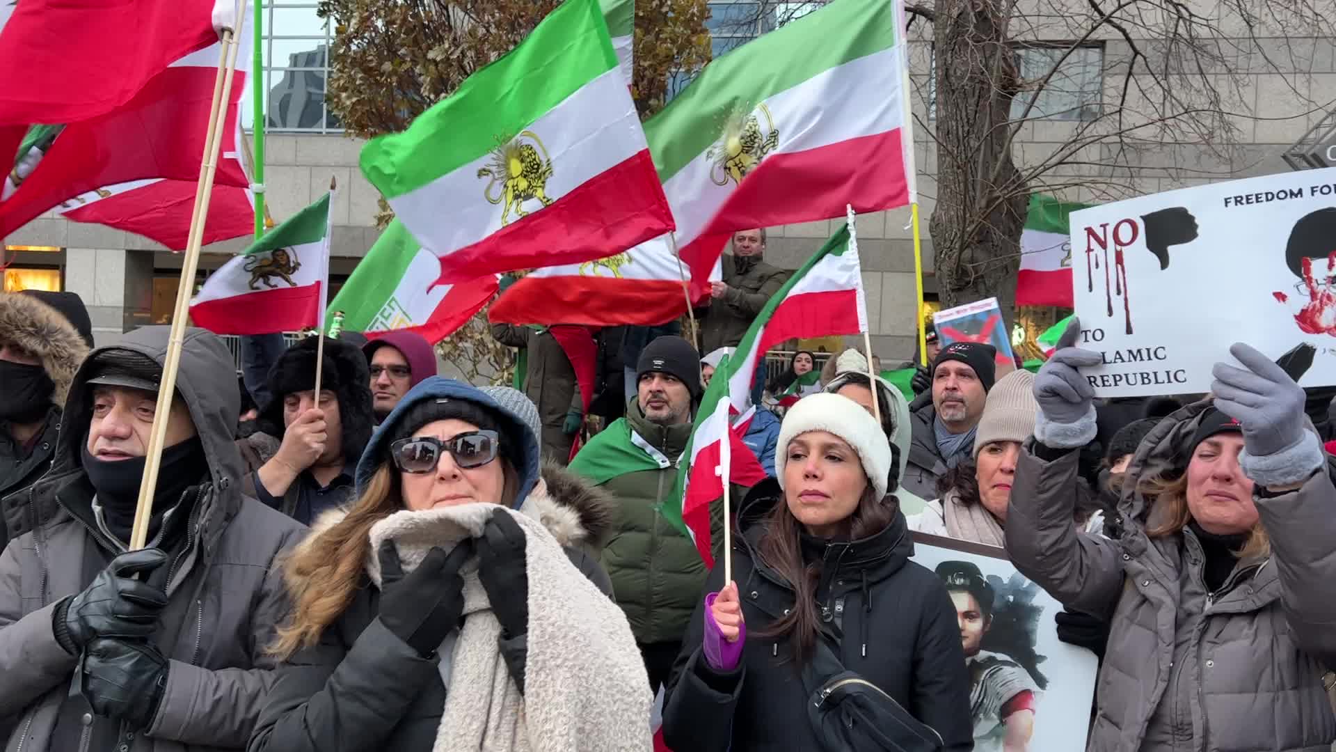 Freedom For Iran Rally In Toronto On International Human Rights Day