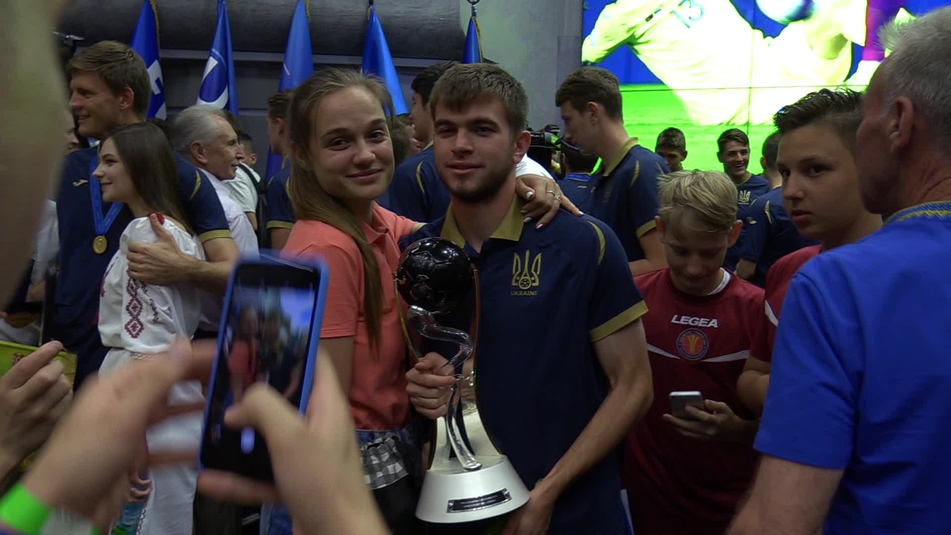 Ukrainian U20 national soccer team returns to Ukraine after winning FIFA U20 World Cup 2019