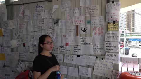 People remain protesting police brutality in Hong Kong