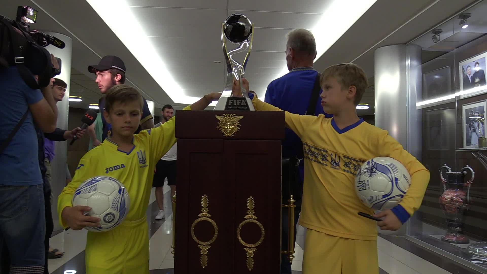 Ukrainian U20 national soccer team returns to Ukraine after winning FIFA U20 World Cup 2019
