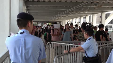 People remain protesting police brutality in Hong Kong