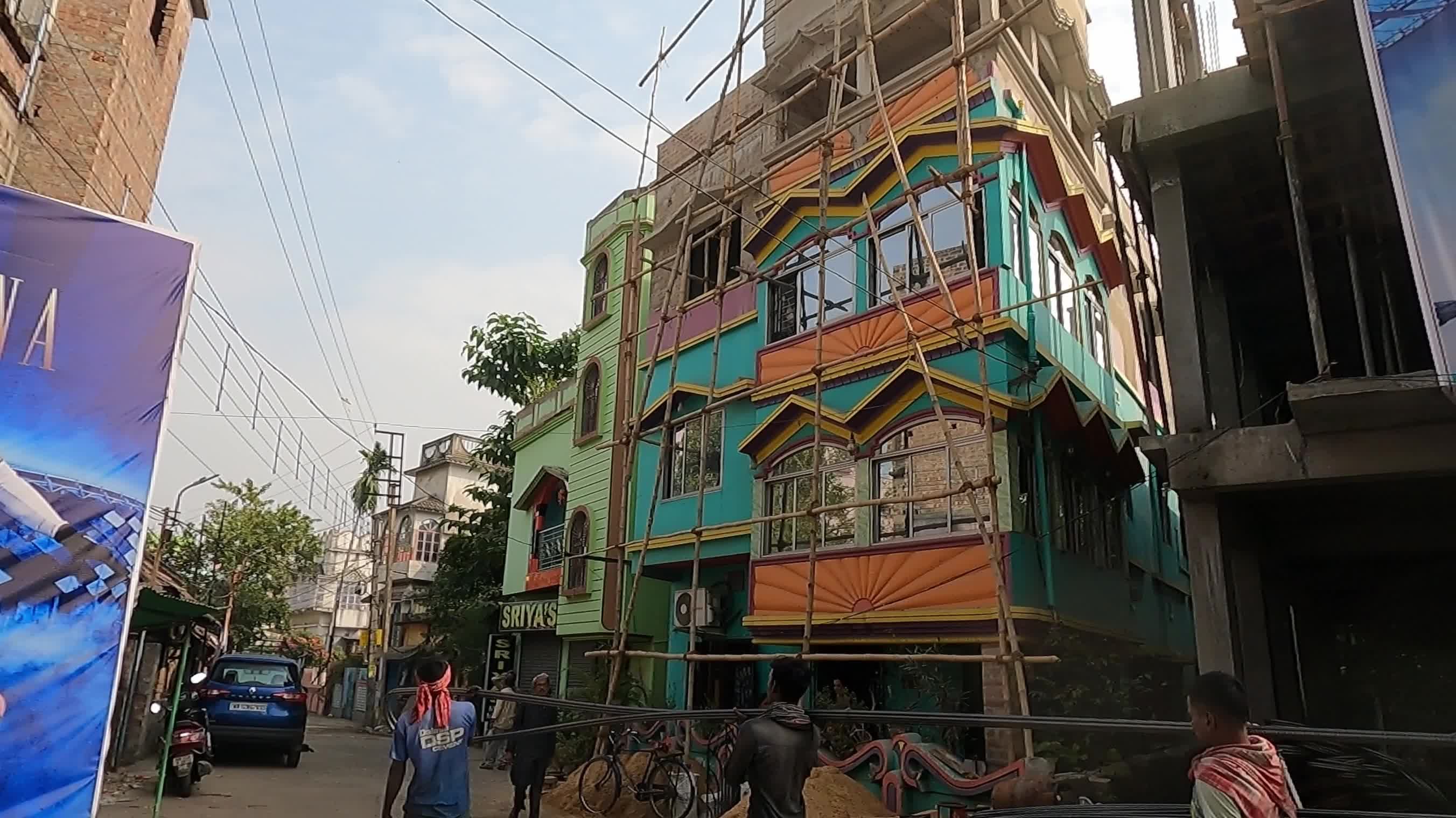 Soccer World Cup Supporters in Kolkata, India