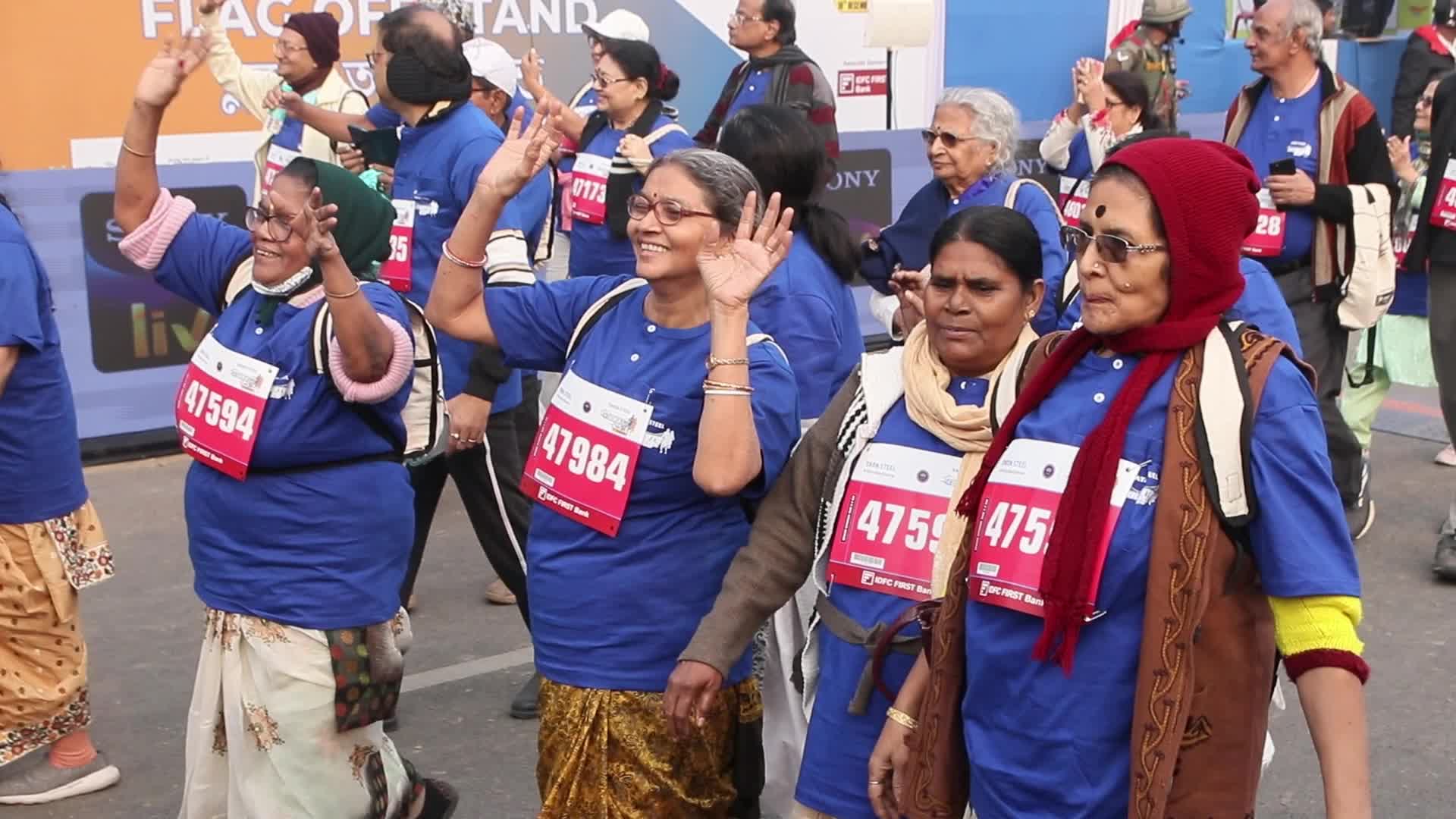 Tata Steel Kolkata Marathon 25 kilometer ' in Kolkata, India
