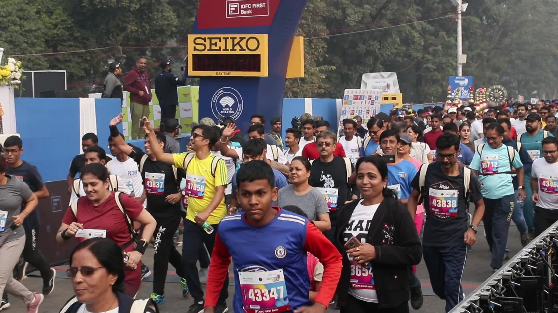 Tata Steel Kolkata Marathon 25 kilometer ' in Kolkata, India