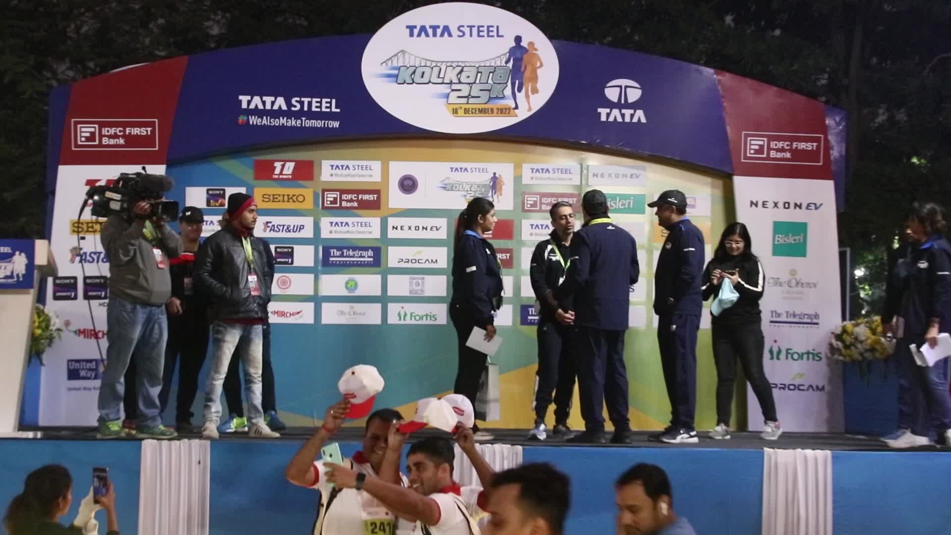 Tata Steel Kolkata Marathon 25 kilometer ' in Kolkata, India