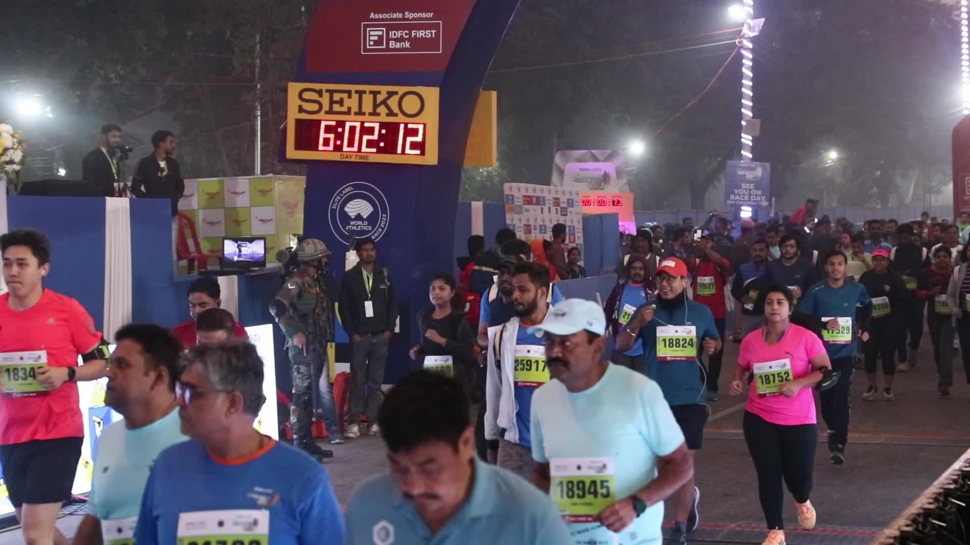 Tata Steel Kolkata Marathon 25 kilometer ' in Kolkata, India