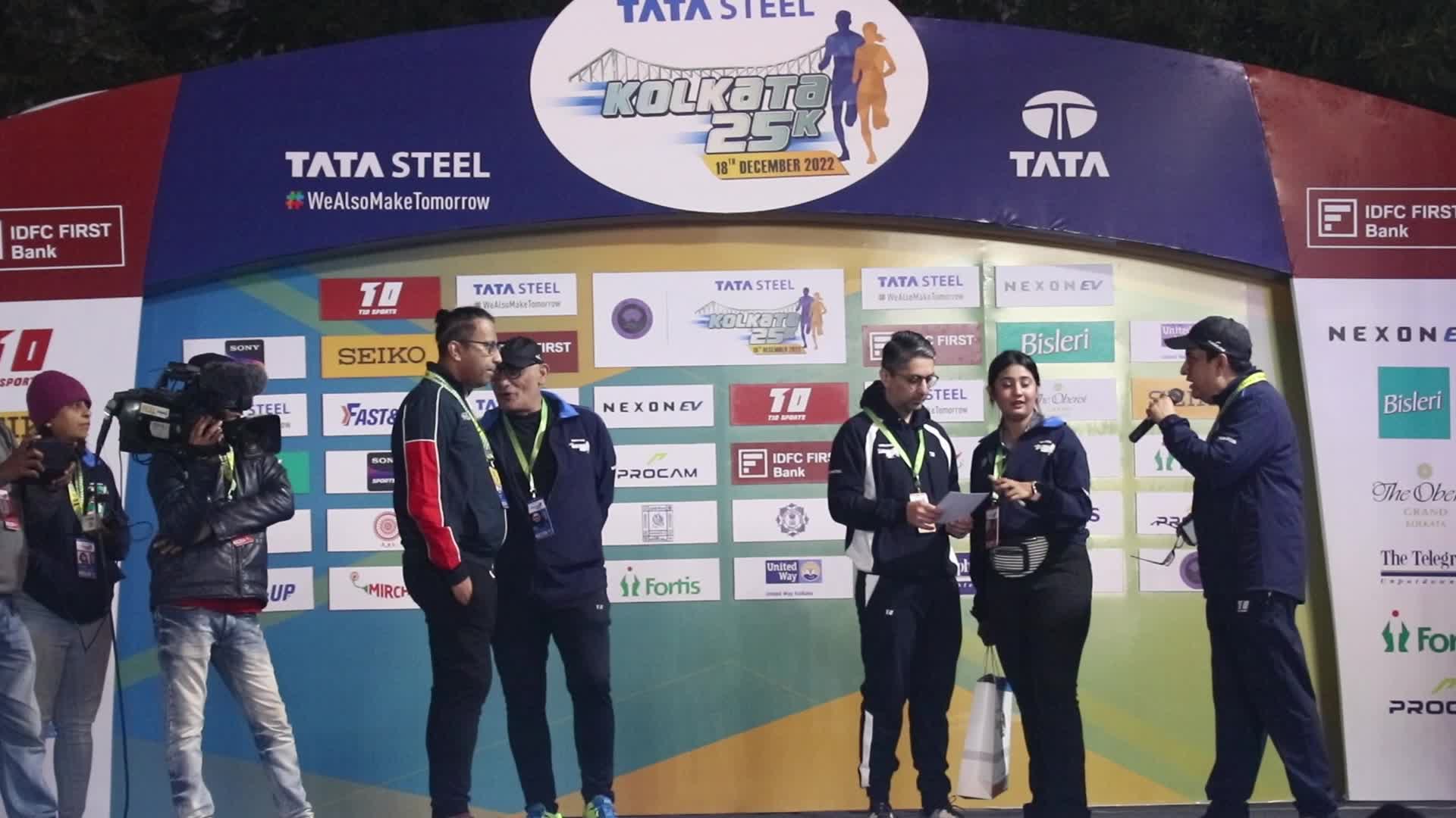 Tata Steel Kolkata Marathon 25 kilometer ' in Kolkata, India