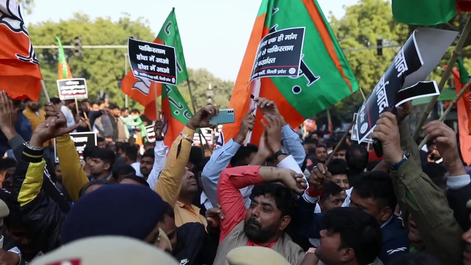 India Pakistan Protest