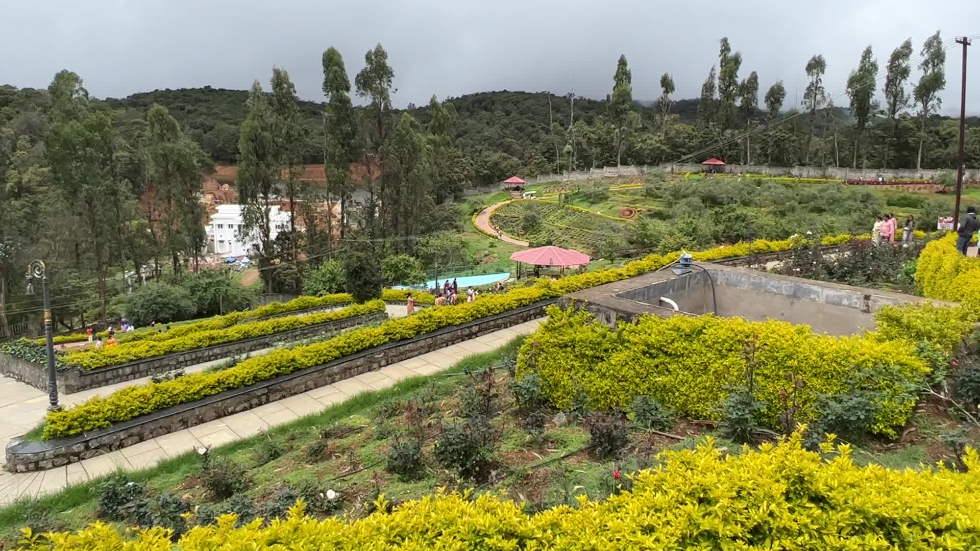 Rose Garden in Kodaikanal