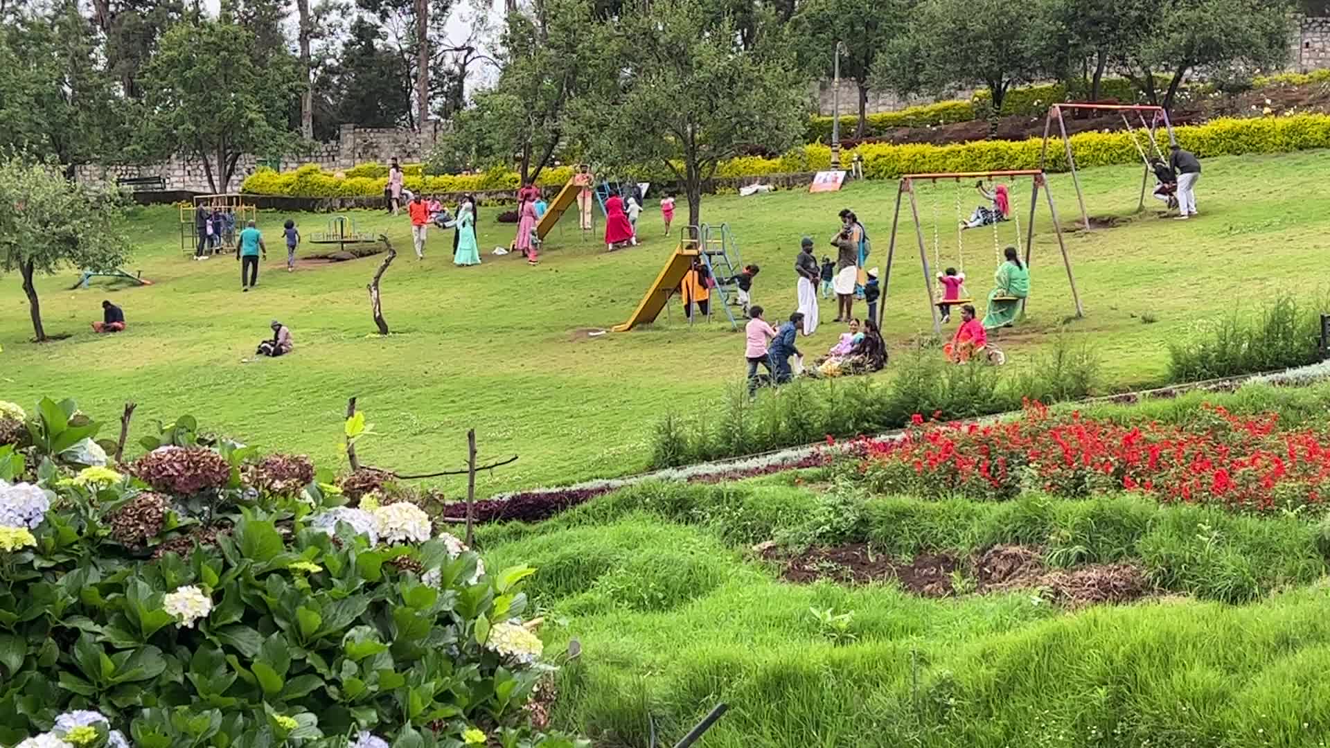 Rose Garden in Kodaikanal