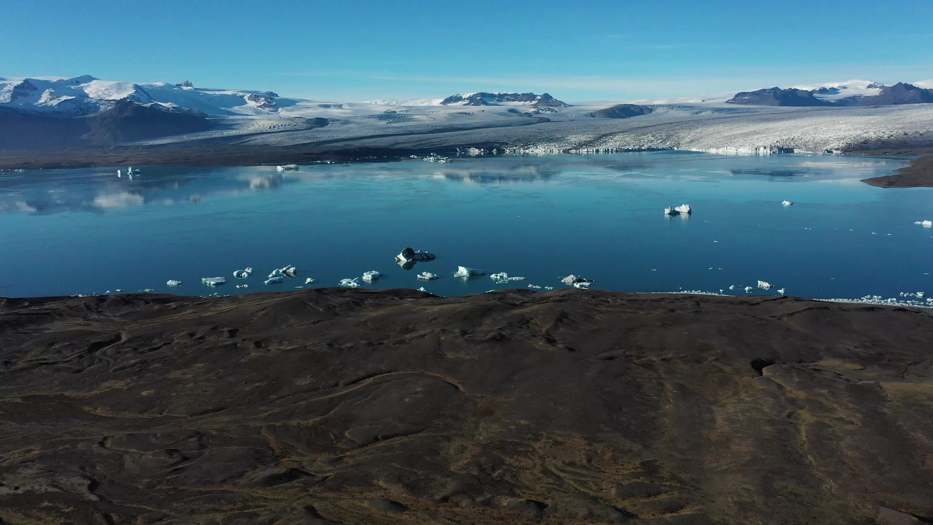 Travel through the volcanic valleys of Iceland.
