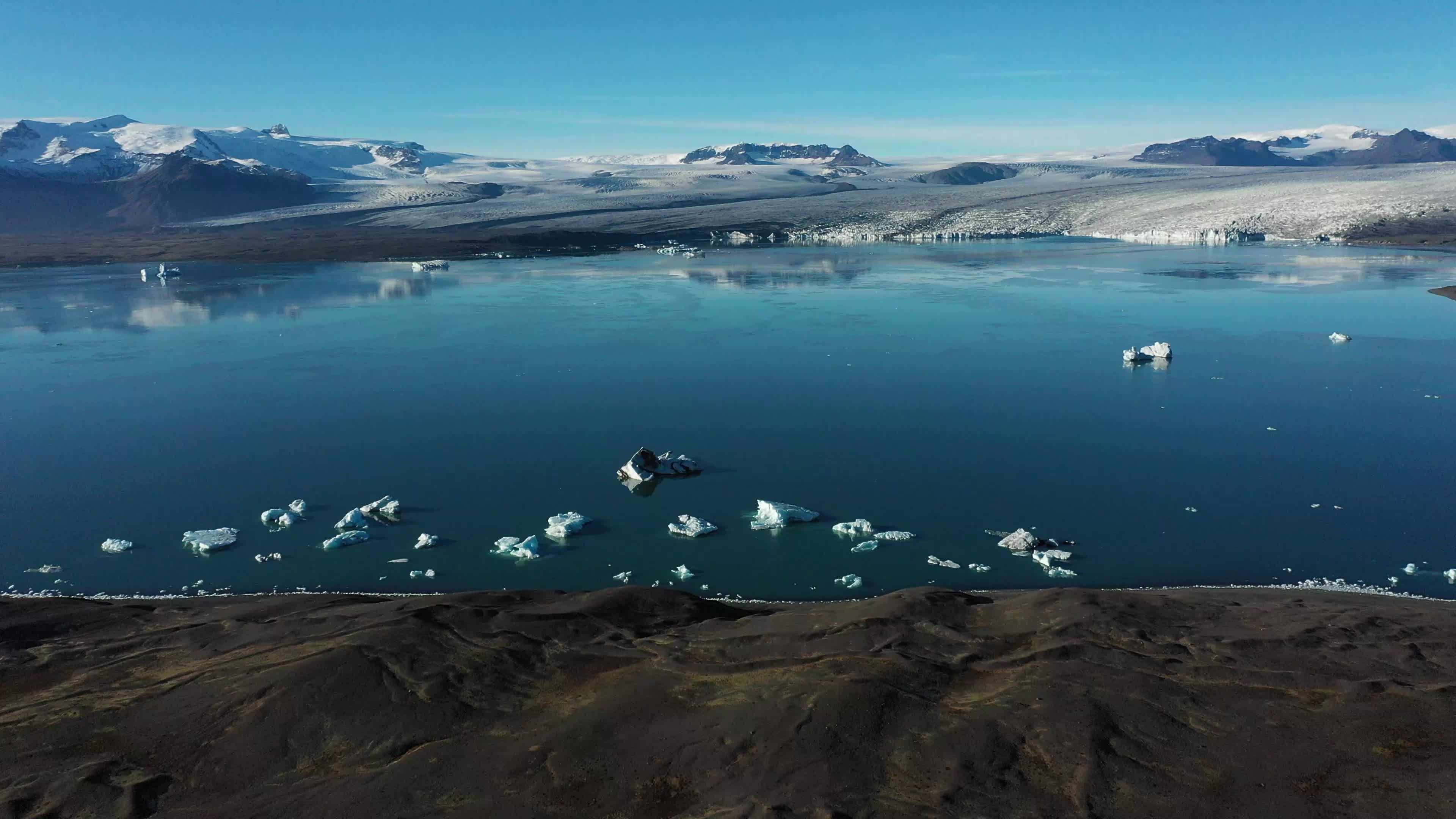 Travel through the volcanic valleys of Iceland.
