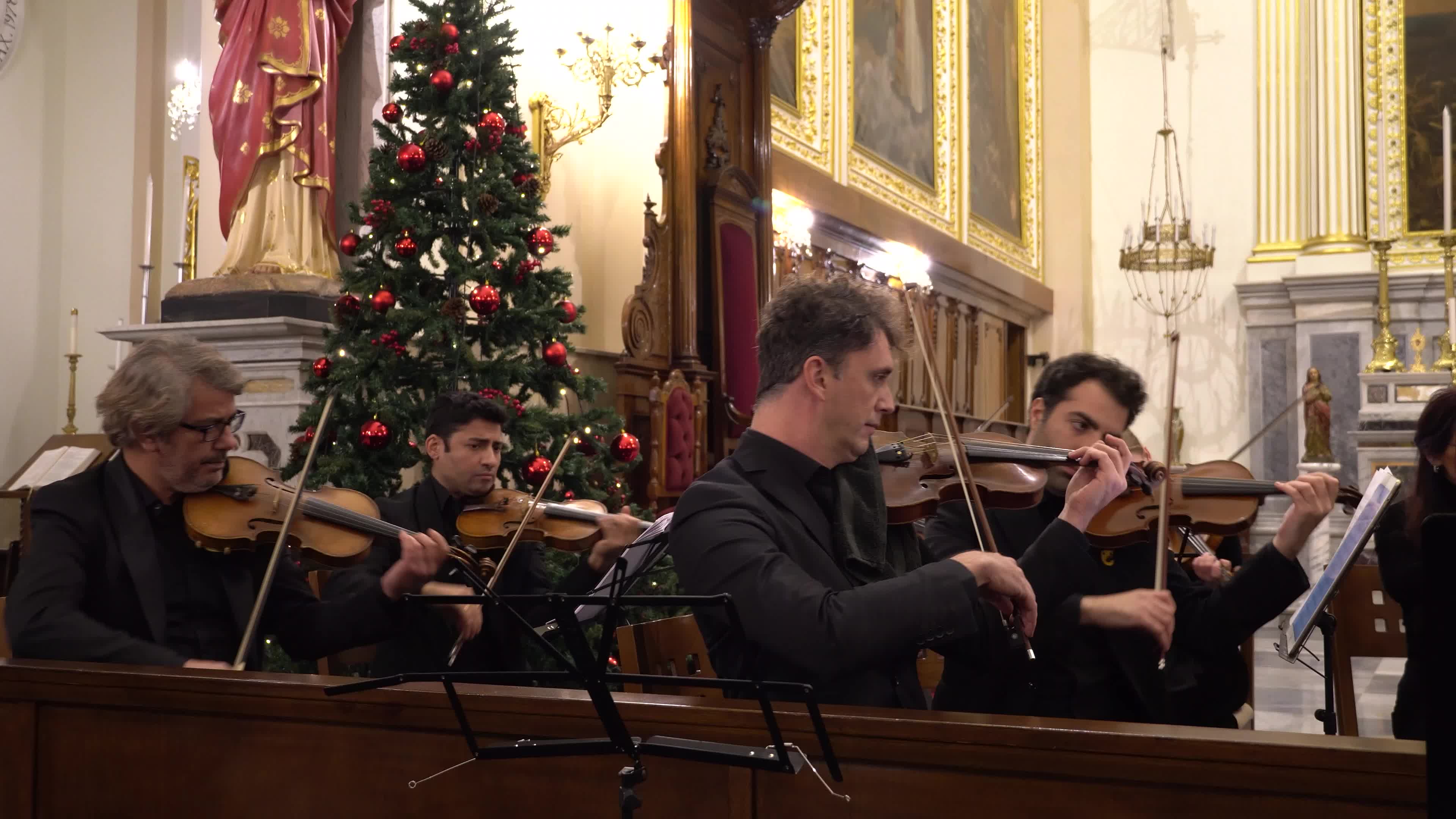 The Christmas concert by Italy consulate in Izmir, Turkey