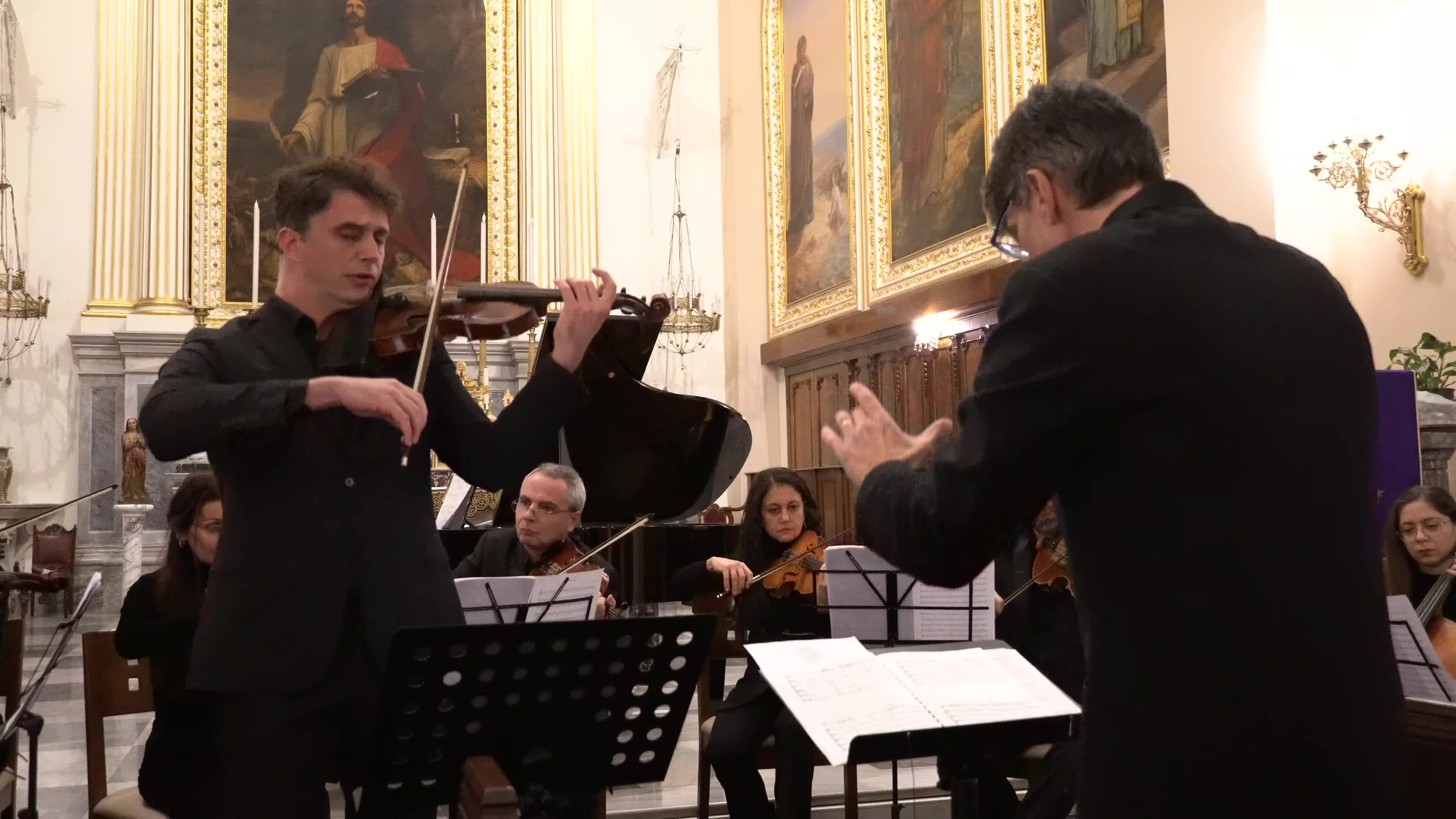 The Christmas concert by Italy consulate in Izmir, Turkey