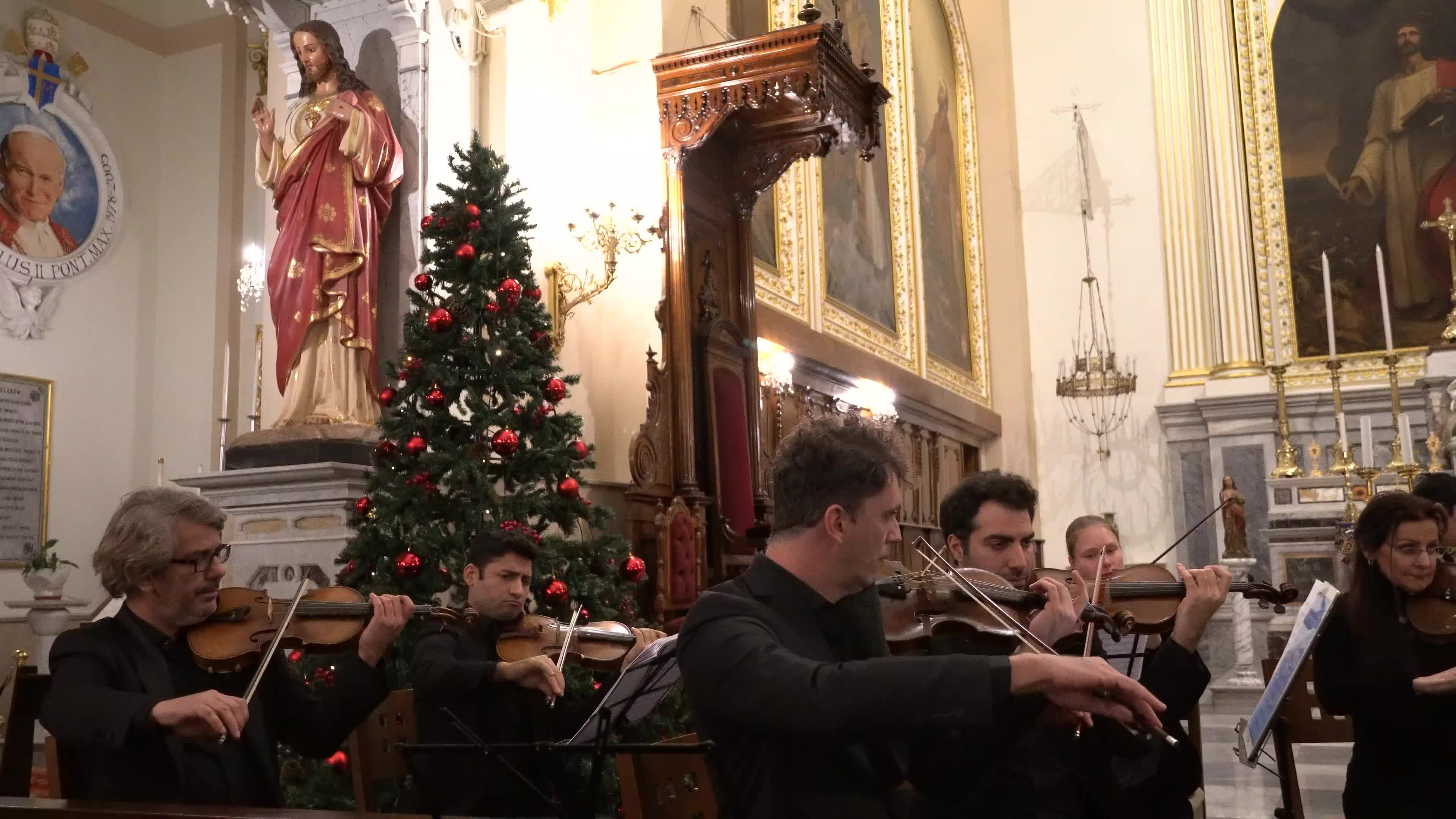 The Christmas concert by Italy consulate in Izmir, Turkey