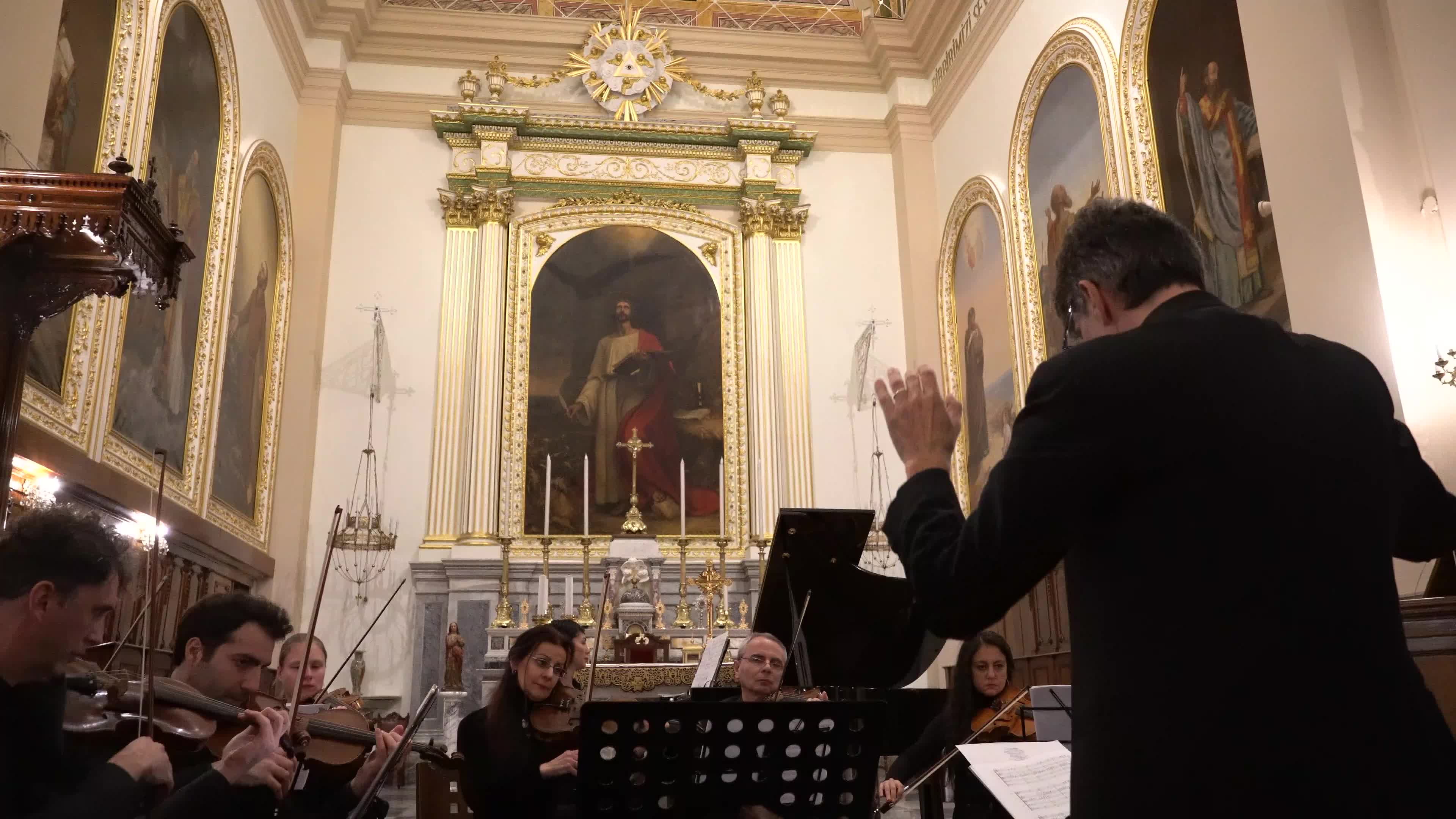 The Christmas concert by Italy consulate in Izmir, Turkey