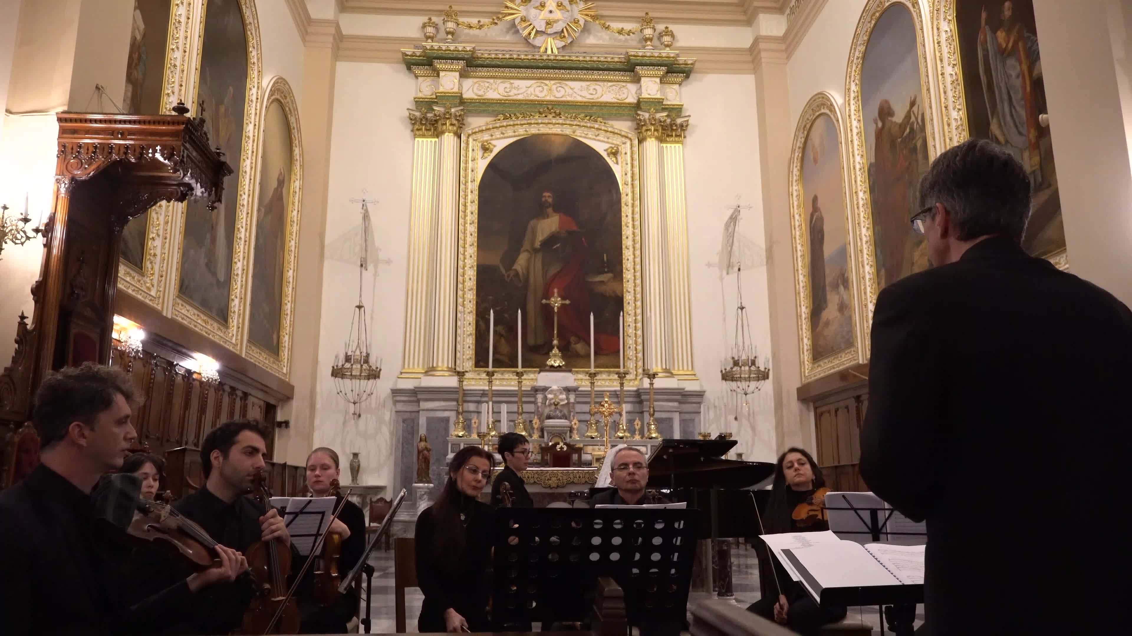 The Christmas concert by Italy consulate in Izmir, Turkey